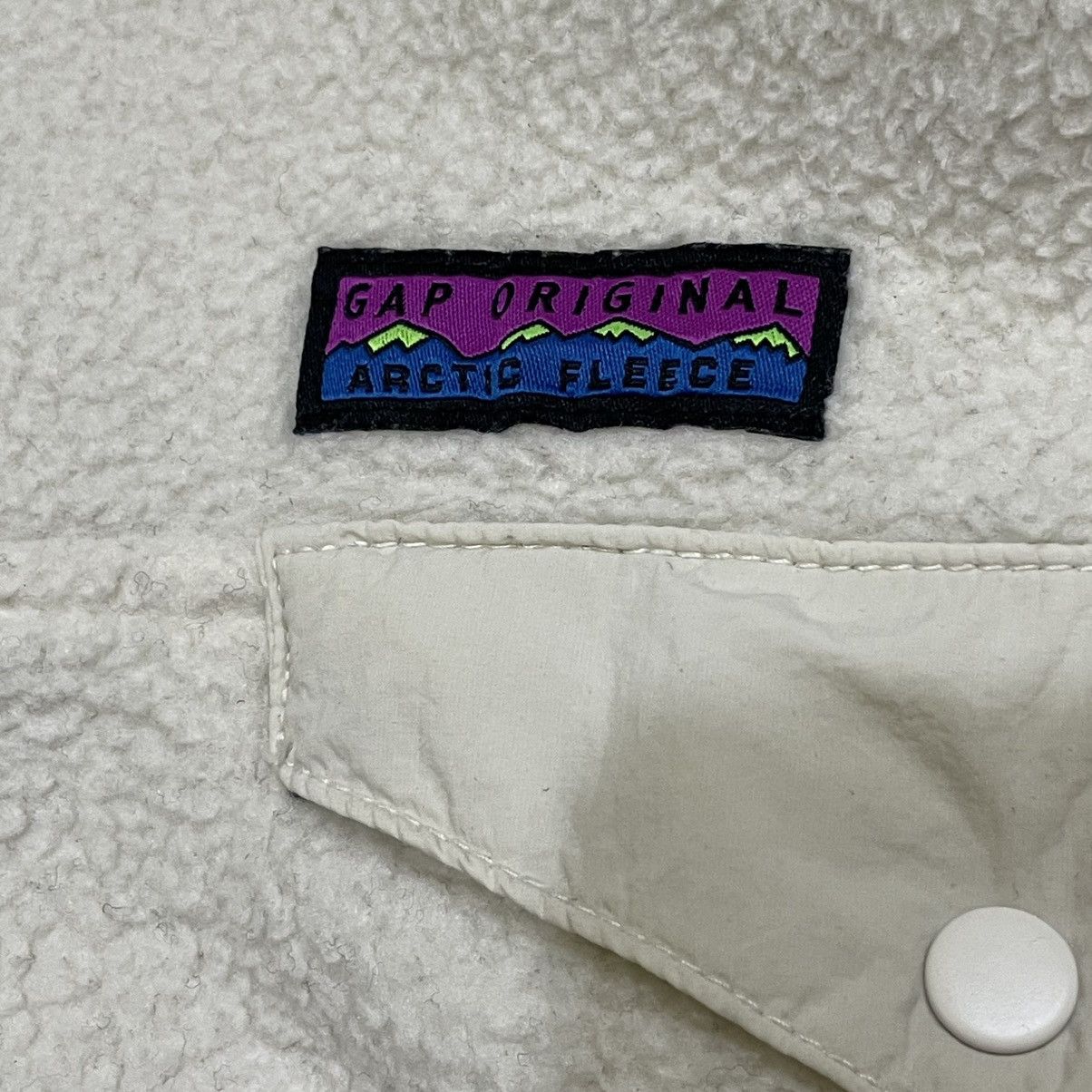 Gap GAP Artic Fleece Reissue Boxy White size M Snap Button Size US M / EU 48-50 / 2 - 5 Thumbnail