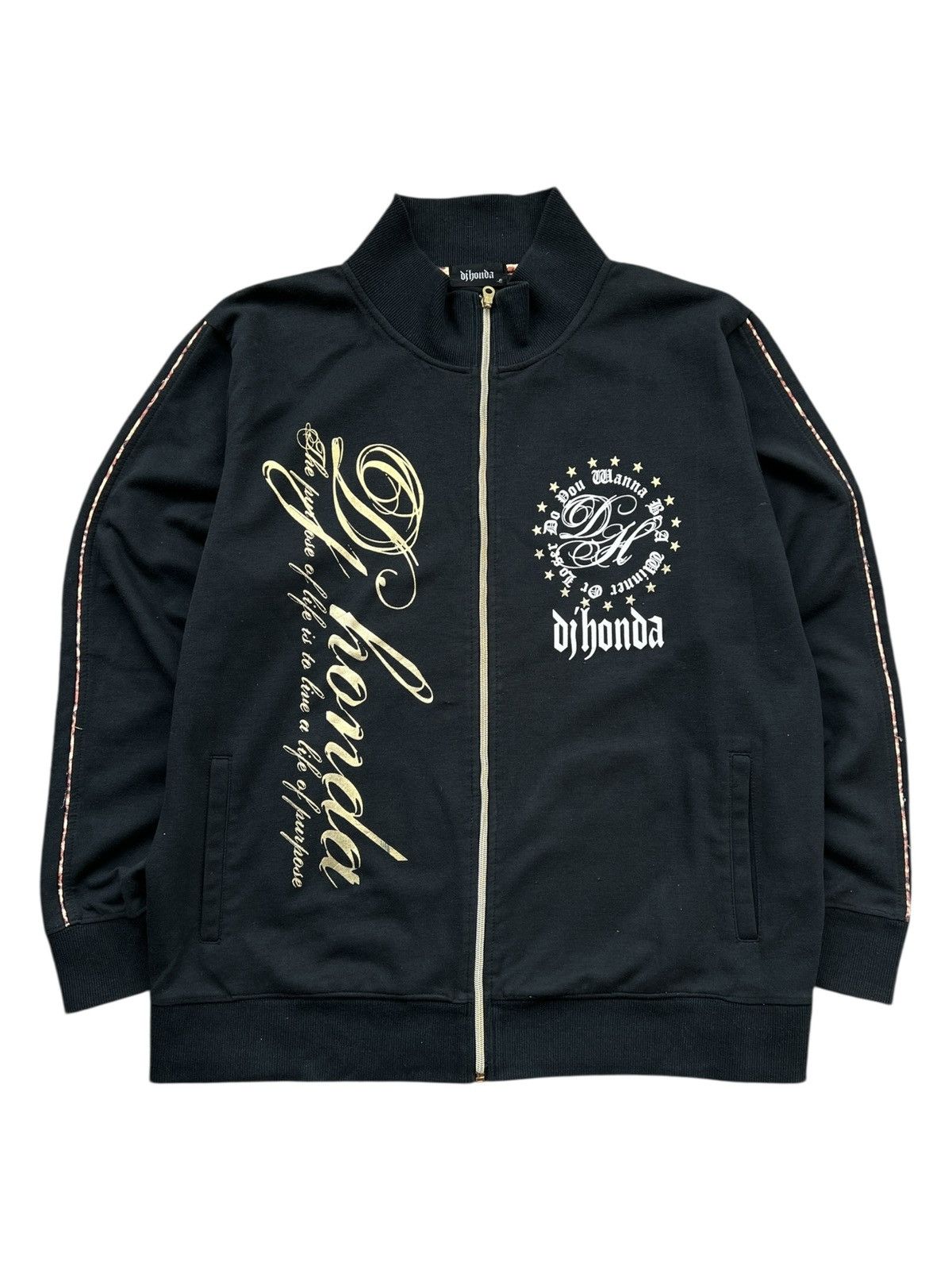 Japanese Brand 2000s Dj Honda Tracksuit Bomber Jacket Japanese Brand Size US L / EU 52-54 / 3 - 1 Thumbnail