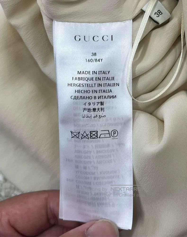 Gucci Gucci White webbing edge trim tweed long-sleeved A-shaped Size XS / US 0-2 / IT 36-38 - 4 Thumbnail