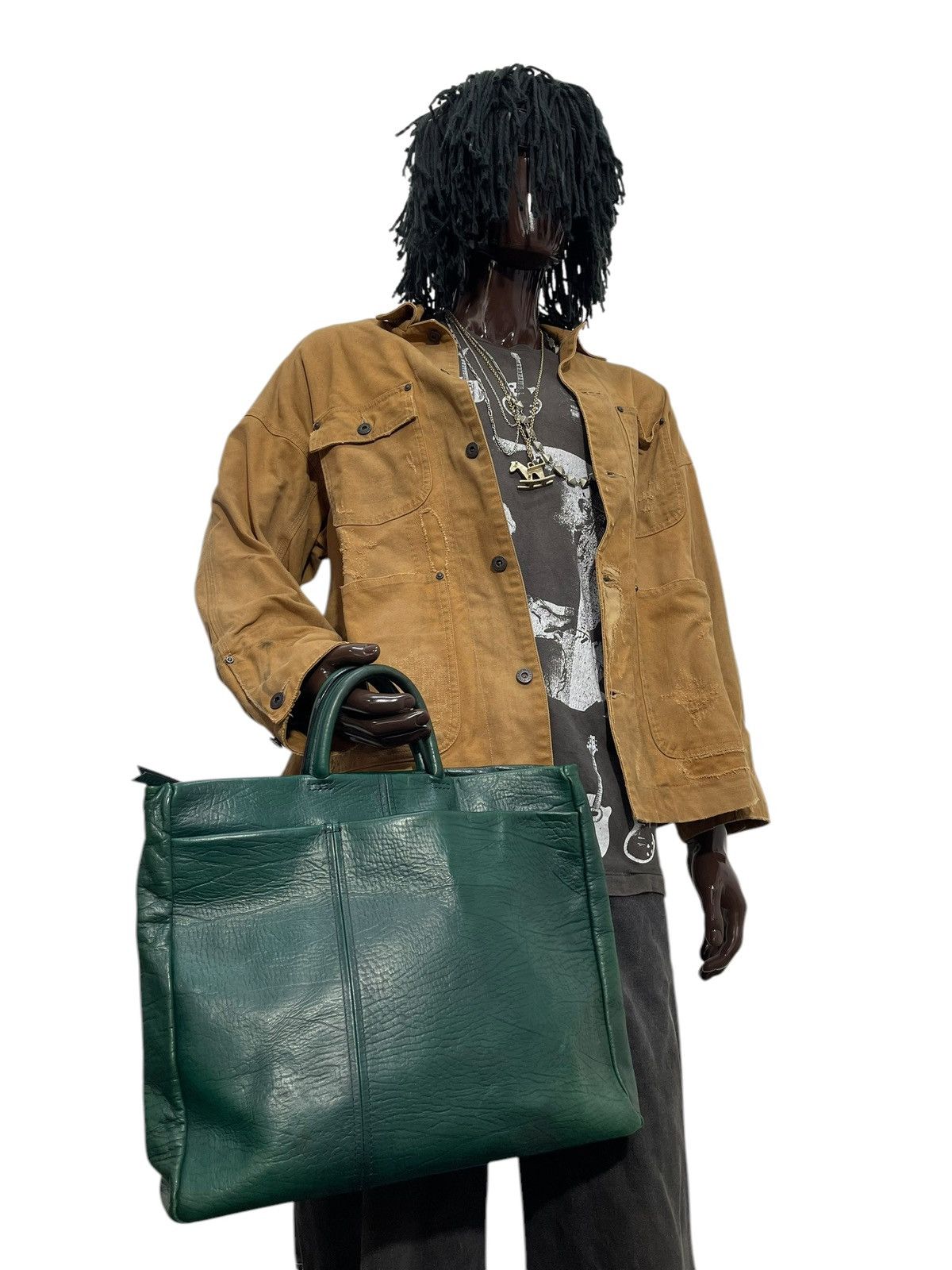 Genuine Leather Full Leather M+ Tenera Japan Cowhide Tote Bag 1🟩3 Size ONE SIZE - 2 Thumbnail