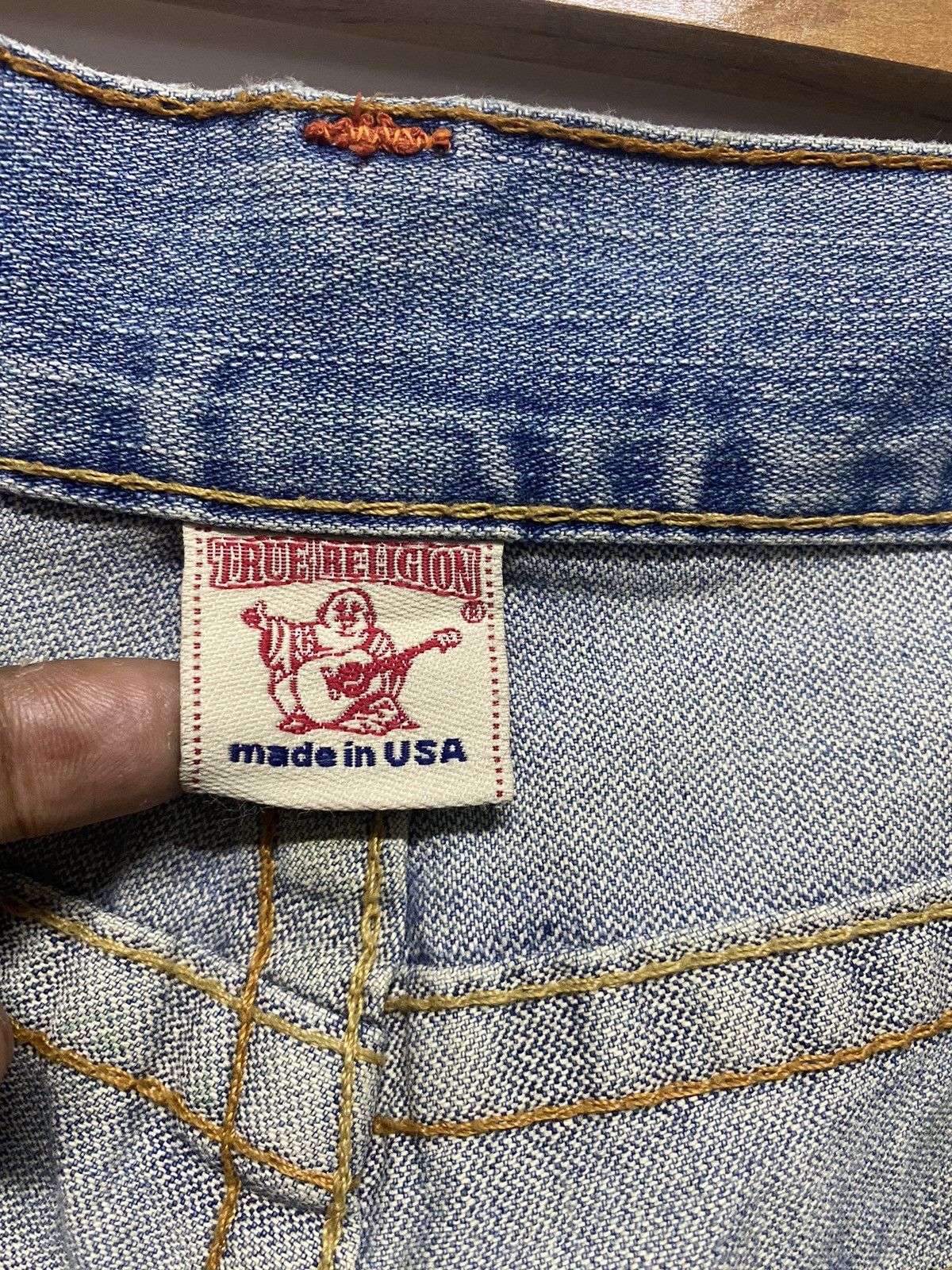True Religion True Religion Distressed Denim Jeans Bootcut Pant Sec. Joey Size US 32 / EU 48 - 12 Thumbnail