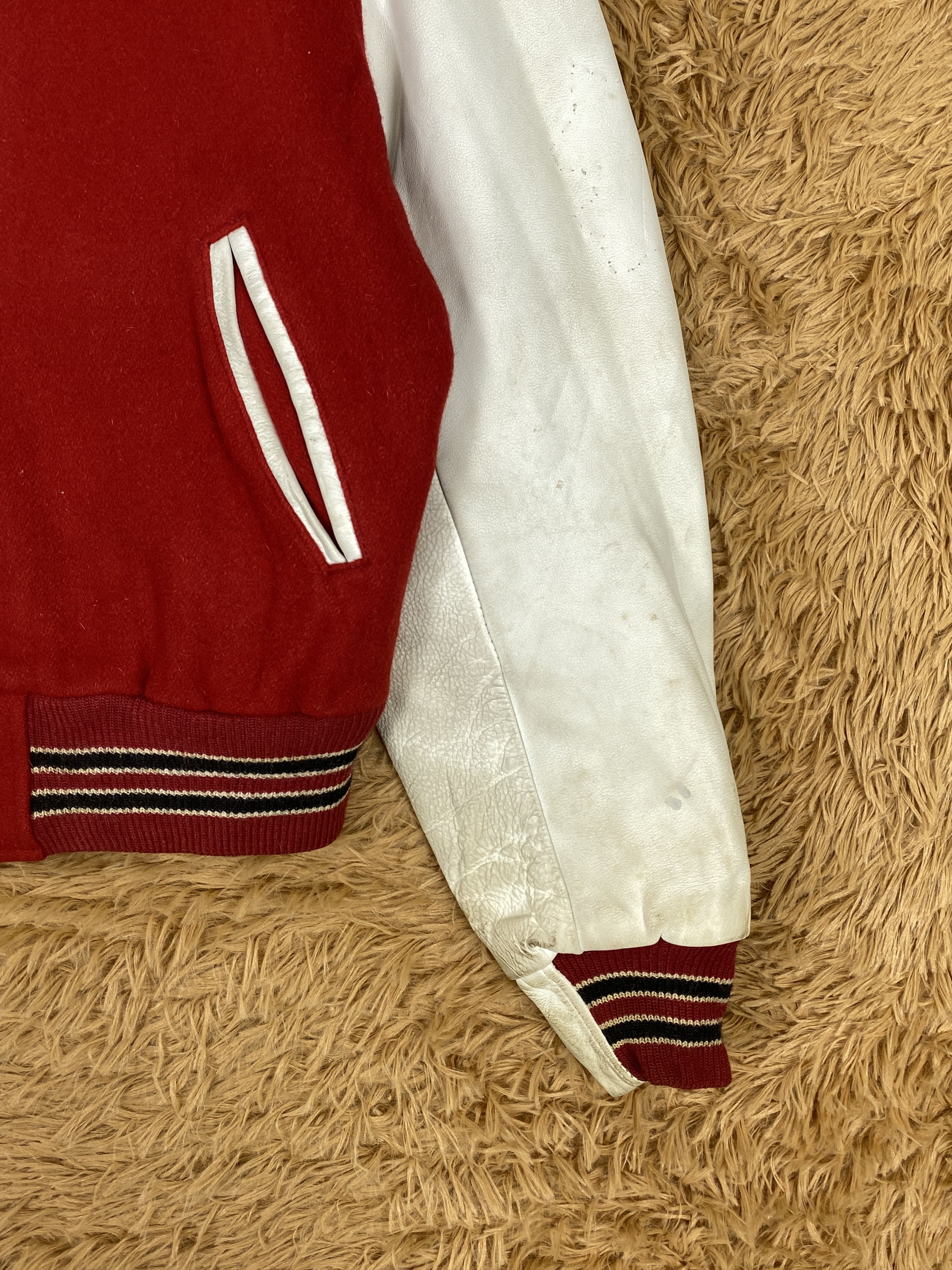 Golden Bear Vintage Golden Bear Leather Sleeve Varsity PJ2471 Size US M / EU 48-50 / 2 - 3 Thumbnail