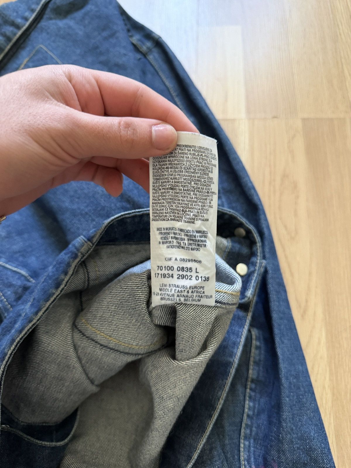 Levi's Vintage Clothing Levis workwear engineered denim jacket rare 2000s blue y2k Size US L / EU 52-54 / 3 - 13 Thumbnail
