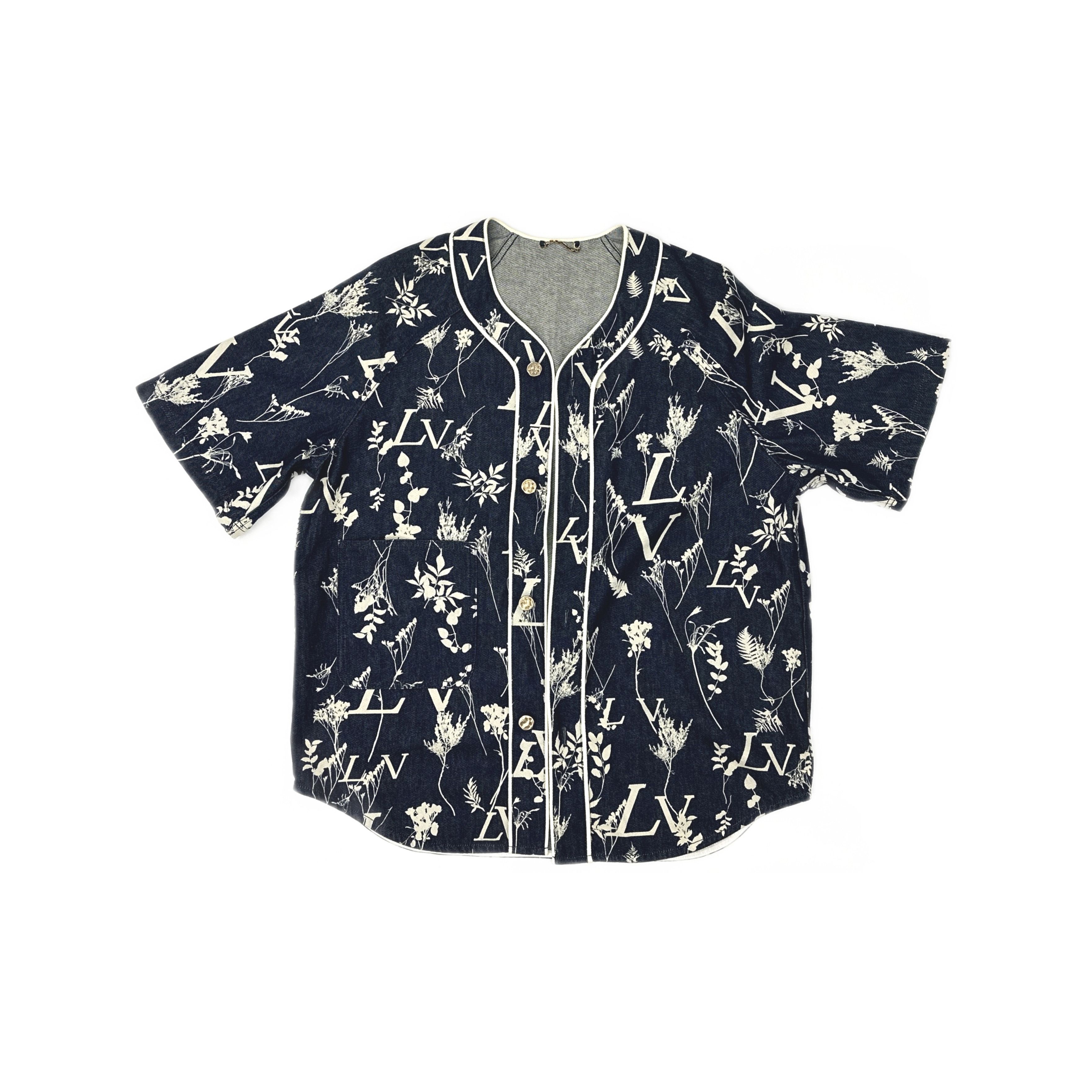 Louis Vuitton Louis Vuitton Floral Monogram Shirt XL Size US XL / EU 56 / 4 - 1 Thumbnail