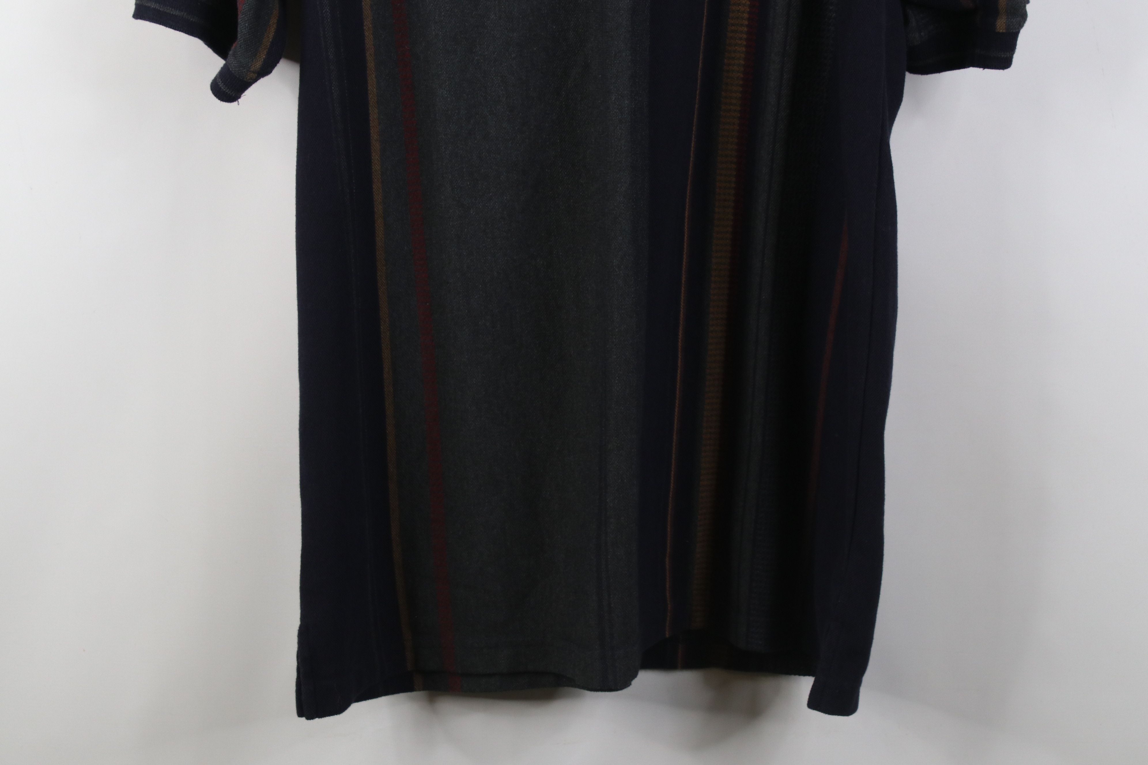 Vintage Vintage 90s Streetwear Houndstooth Knit Golf Polo Shirt Size US XL / EU 56 / 4 - 10 Thumbnail