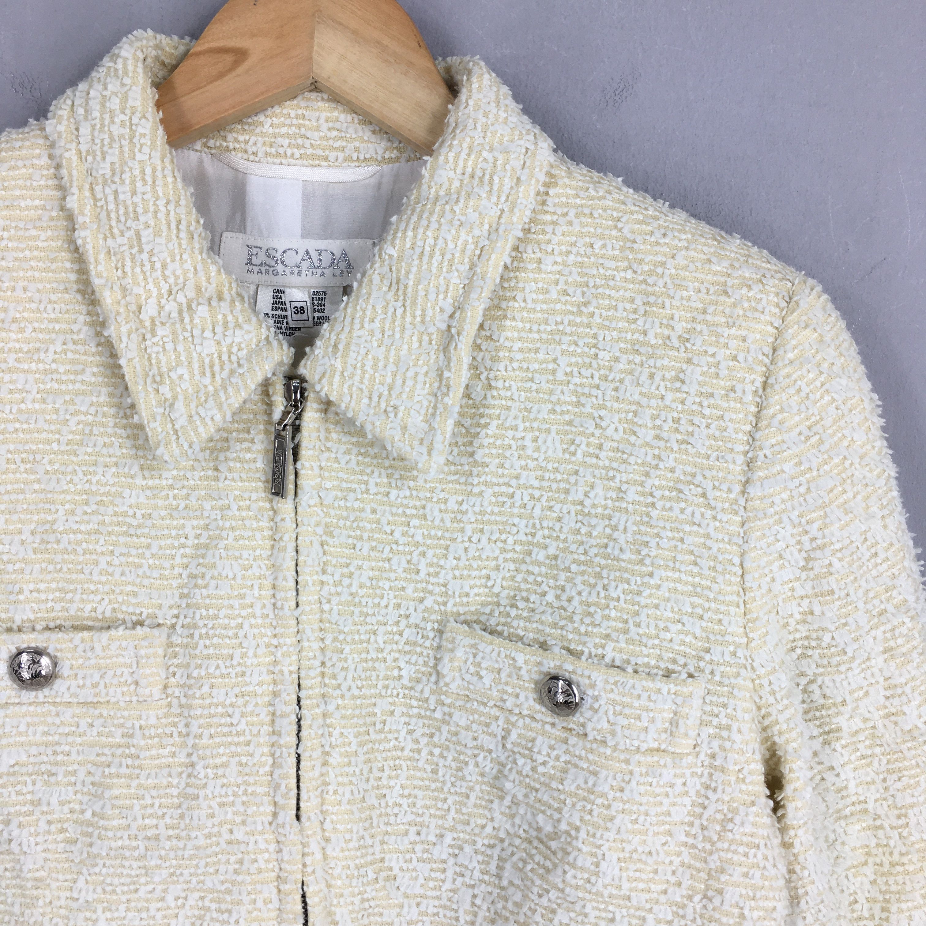 Escada Vintage Escada Margaretha Ley Blazer Italy Wool Jacket Small Size S / US 4 / IT 40 - 2 Thumbnail