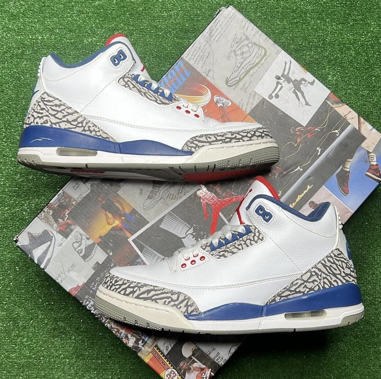 Jordan Brand Air Jordan 3 Retro OG ‘True Blue’ 2016 Size US 8 / EU 41 - 1 Thumbnail