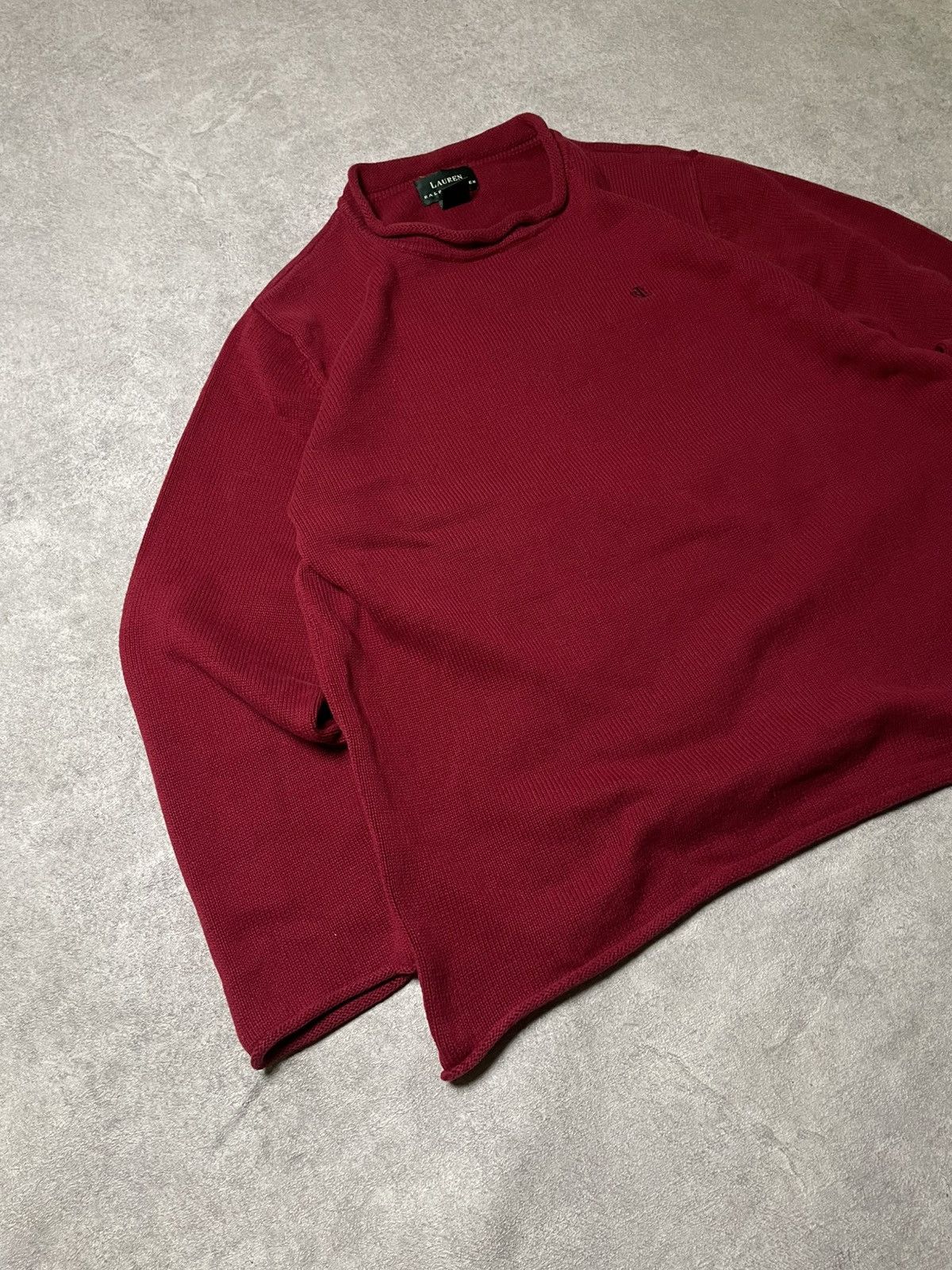 RRL Ralph Lauren Vintage Navy Ralph Lauren Polo Sweater USA College Size US L / EU 52-54 / 3 - 3 Thumbnail