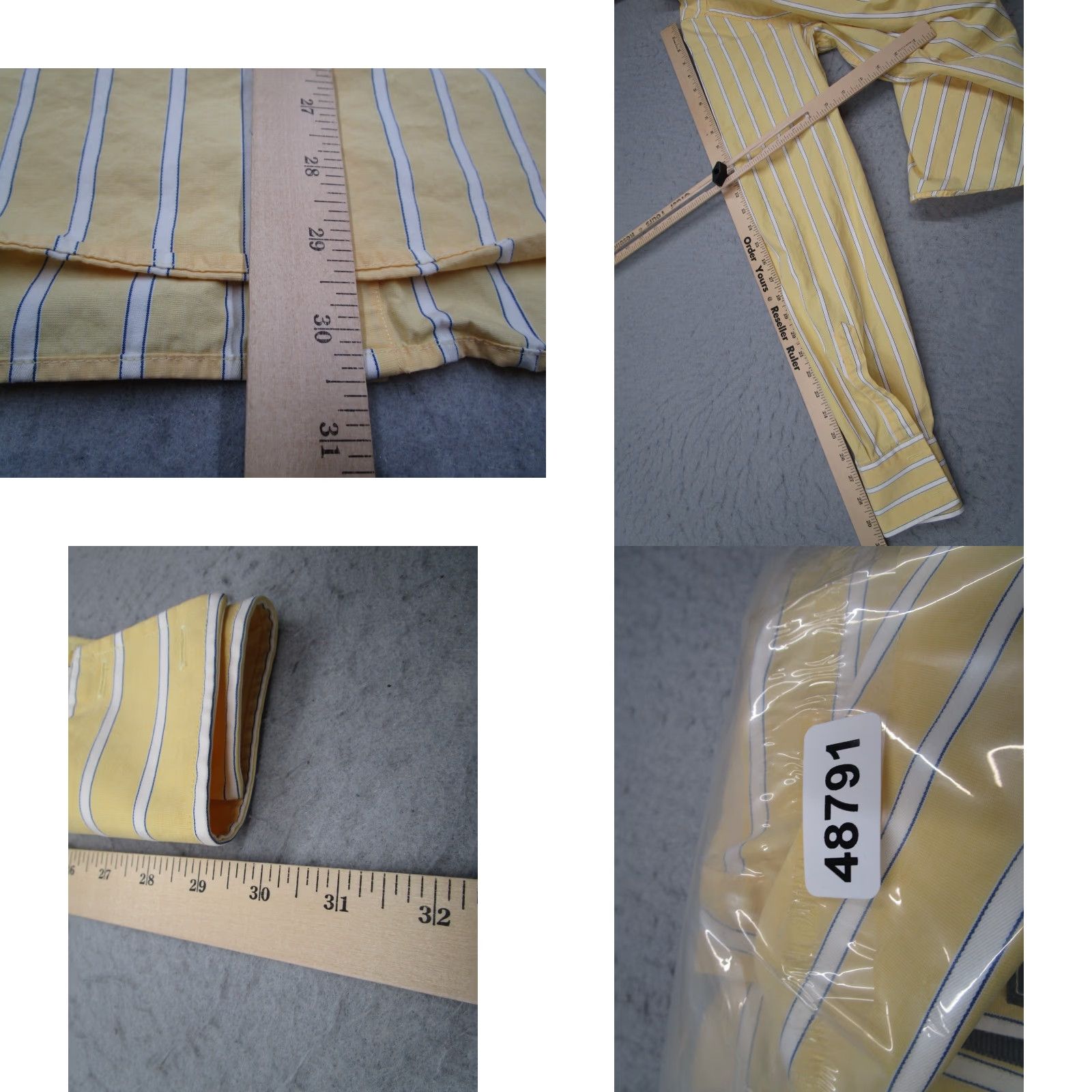 Abercrombie & Fitch VINTAGE Abercrombie Fitch Shirt Mens Large Yellow Button Up Twill Long Sleeve Muscle Y2K Size US L / EU 52-54 / 3 - 8 Thumbnail