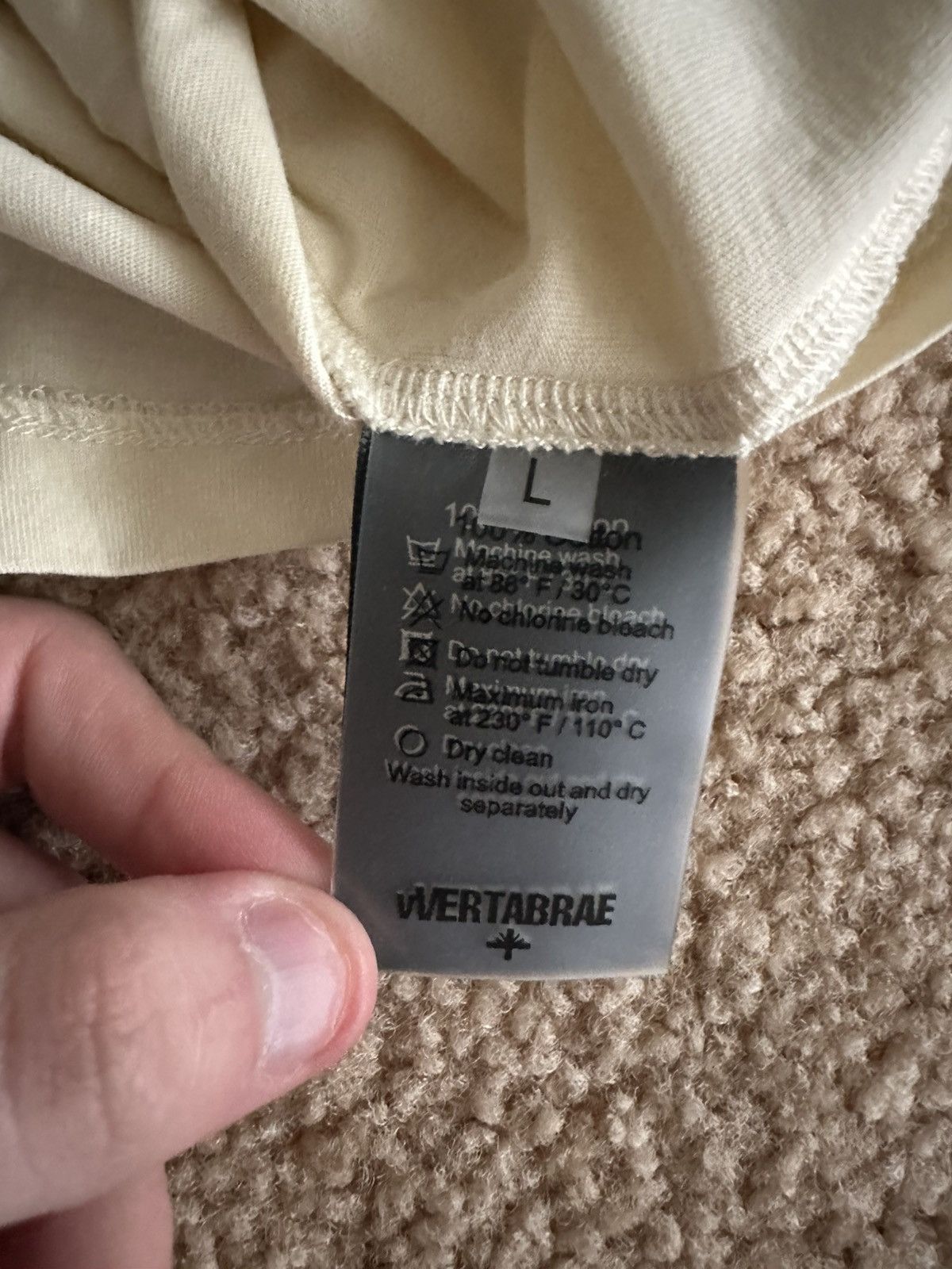 Vertabrae Vertabrae Livin Withou Vert Tee Size Large Size US L / EU 52-54 / 3 - 4 Thumbnail