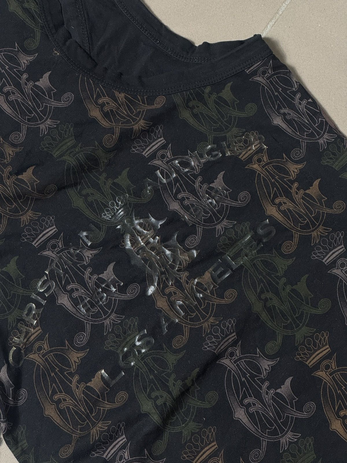 Christian Audigier VINTAGE CHRISTIAN AUDIGIER MONOGRAM TANK TOP Size L / US 10 / IT 46 - 9 Thumbnail