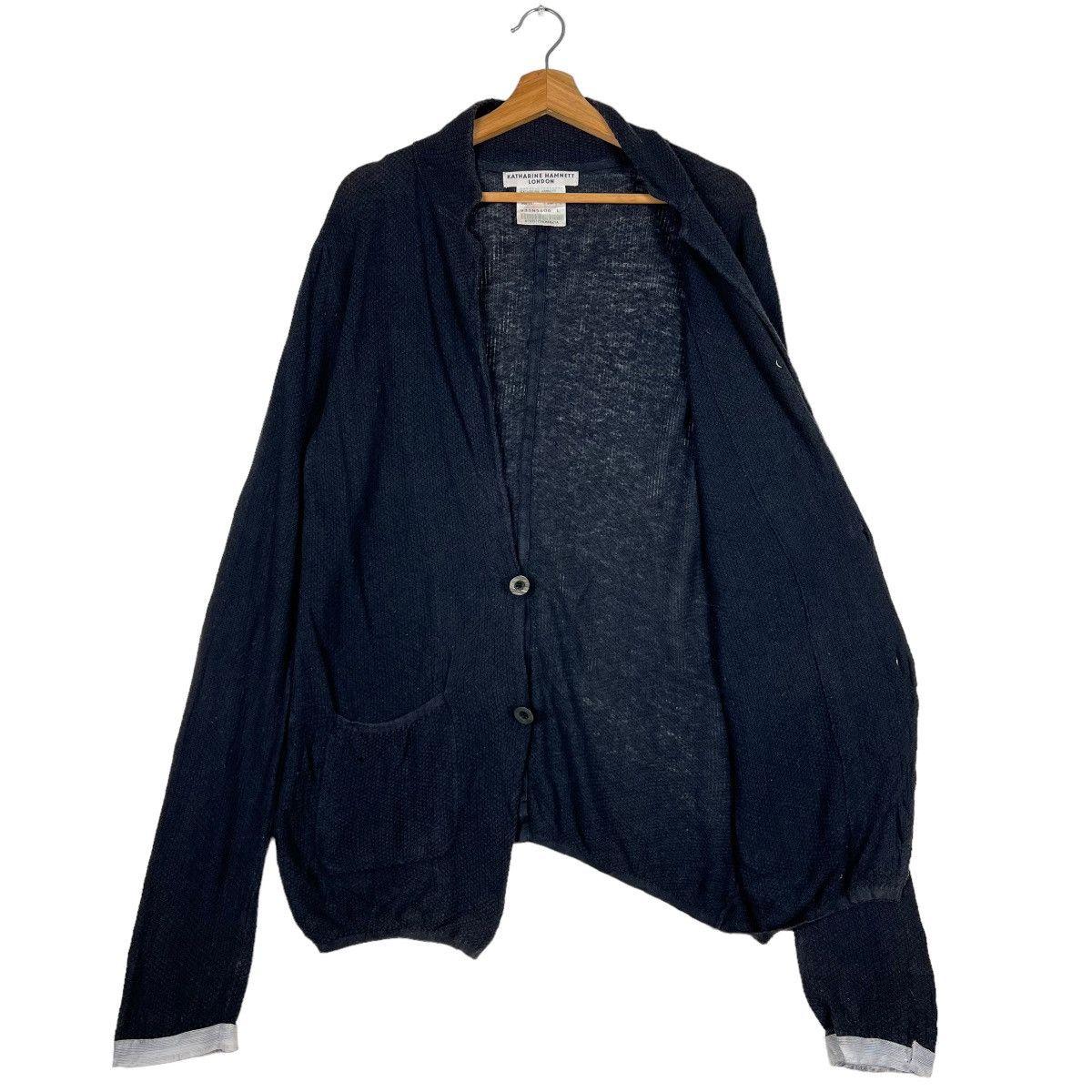 Katharine Hamnett London 🔥 VINTAGE KATHARINE HAMNETT LONDON CARDIGAN Size US L / EU 52-54 / 3 - 9 Thumbnail