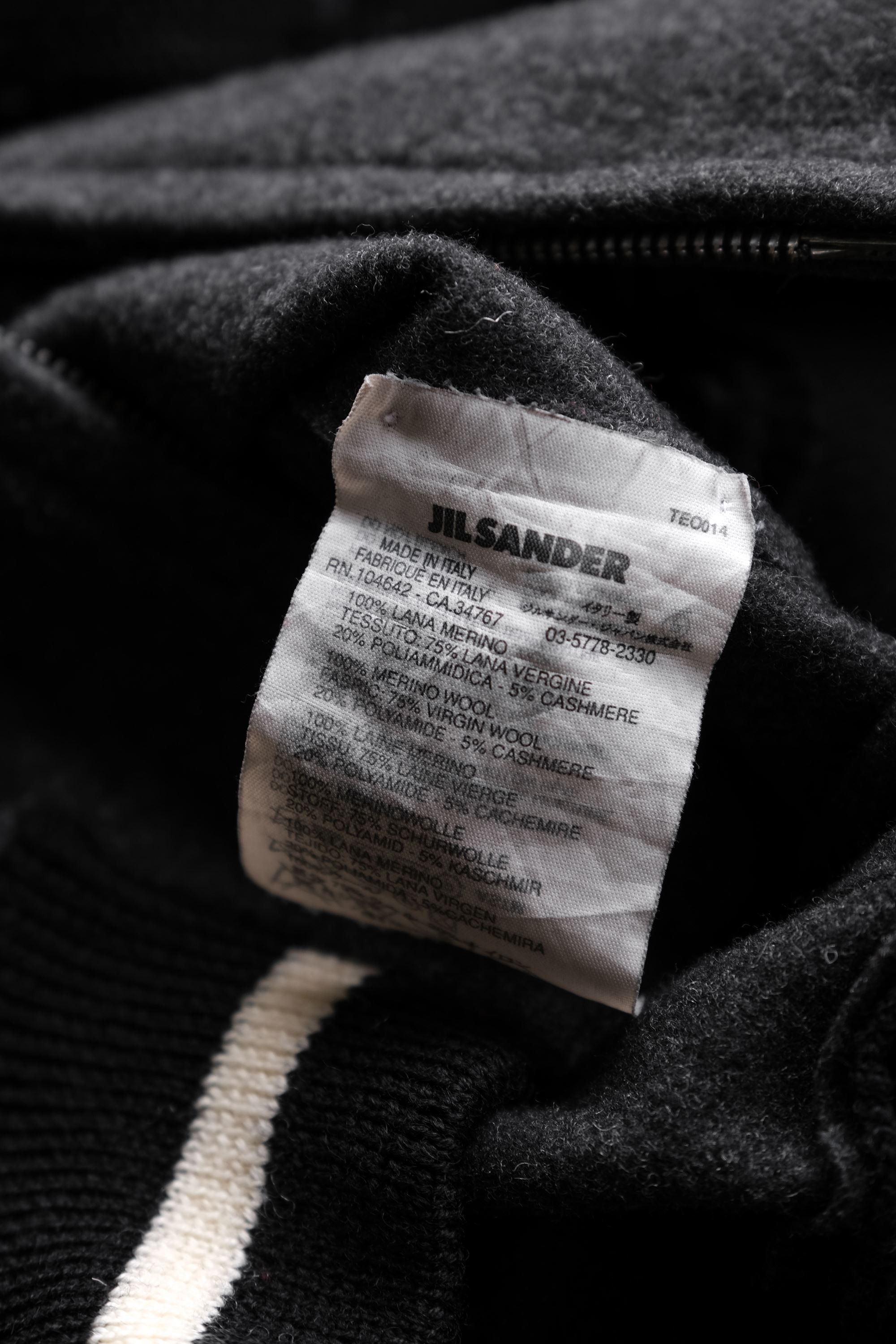 Jil Sander JIL SANDER 2000’s Wool Varsity Jacket riri Zipper Size S / US 4 / IT 40 - 8 Thumbnail