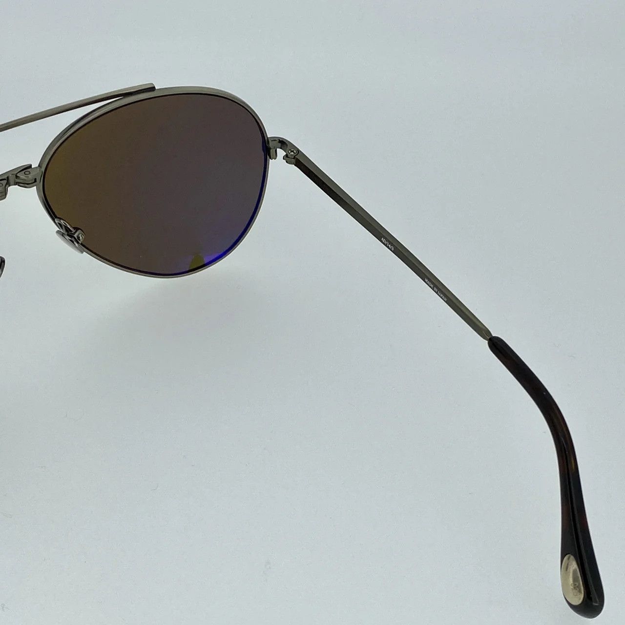 Ann Demeulemeester Ann Demeulemeester Sunglasses Brushed Silver and Brown Size ONE SIZE - 11 Thumbnail