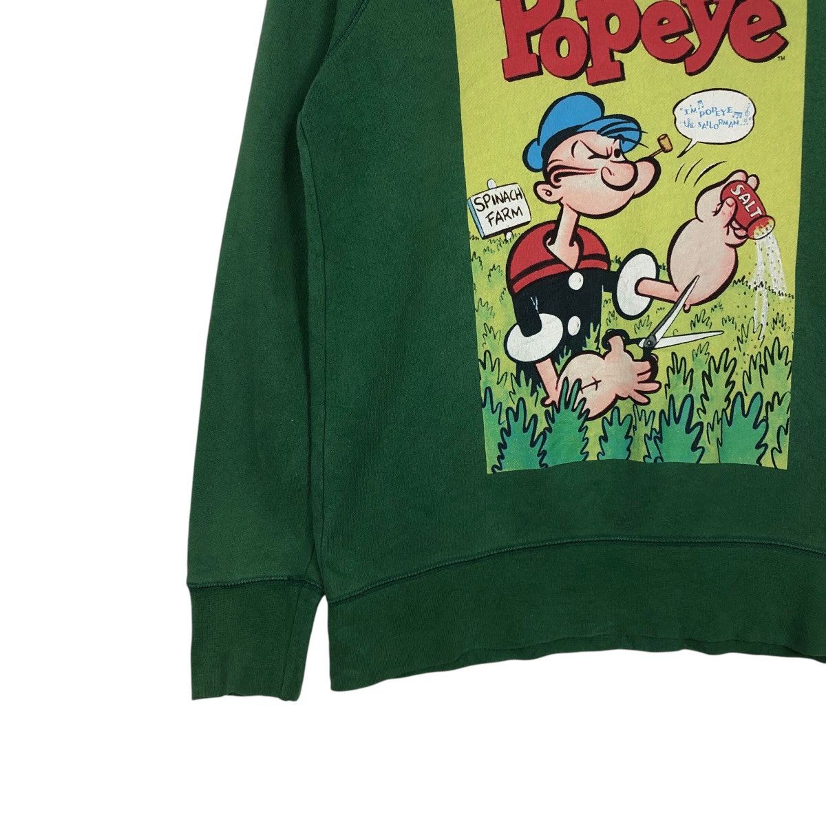 Cartoon Network 📌Vintage Cartoon Popeye Sweatshirt Big Logo Design Size US L / EU 52-54 / 3 - 5 Thumbnail