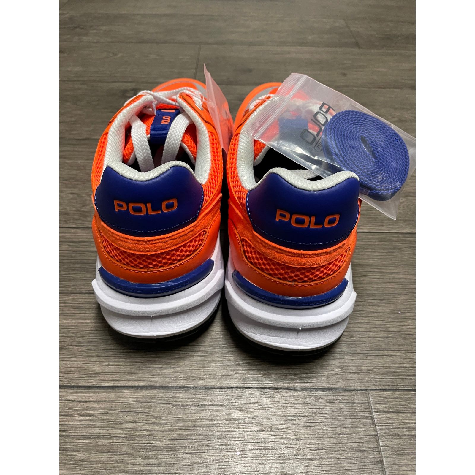 Designer × Polo Ralph Lauren NWT Polo Ralph Lauren 8.5 Men's Orange Colorblock Sneakers Size US 8.5 / EU 41-42 - 5 Thumbnail