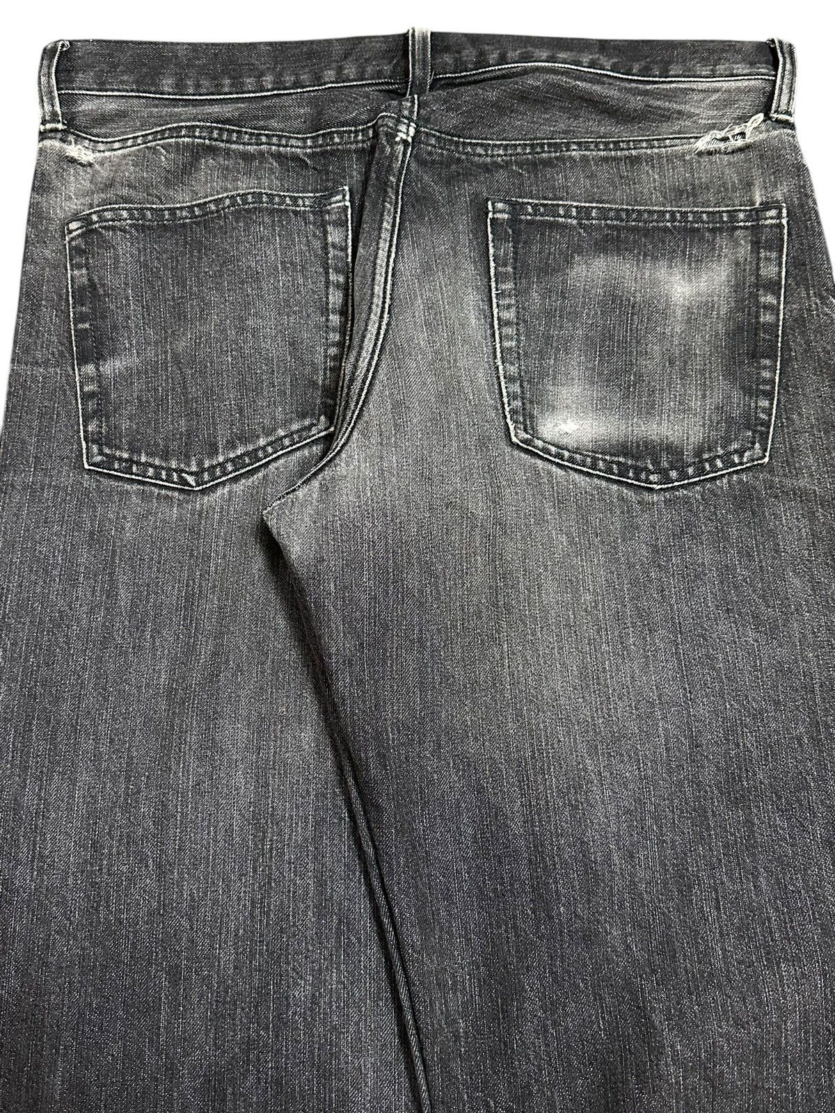 GU Vintage Japanese GU Faded Wash Style Baggy Jeans Size US 34 / EU 50 - 6 Thumbnail