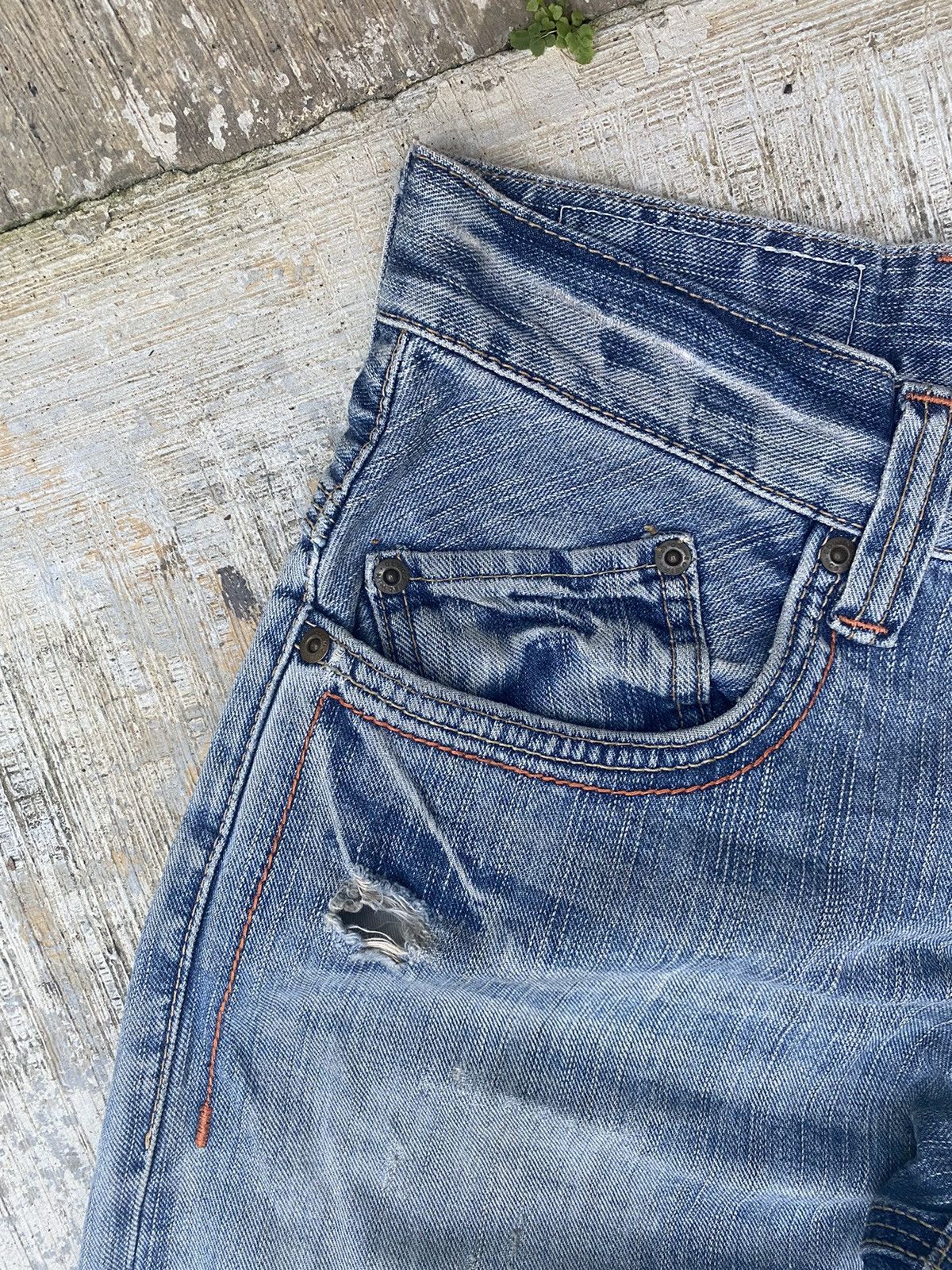 Edwin Distressed Vintage Edwin XV-S Flare Denim Size US 30 / EU 46 - 4 Thumbnail