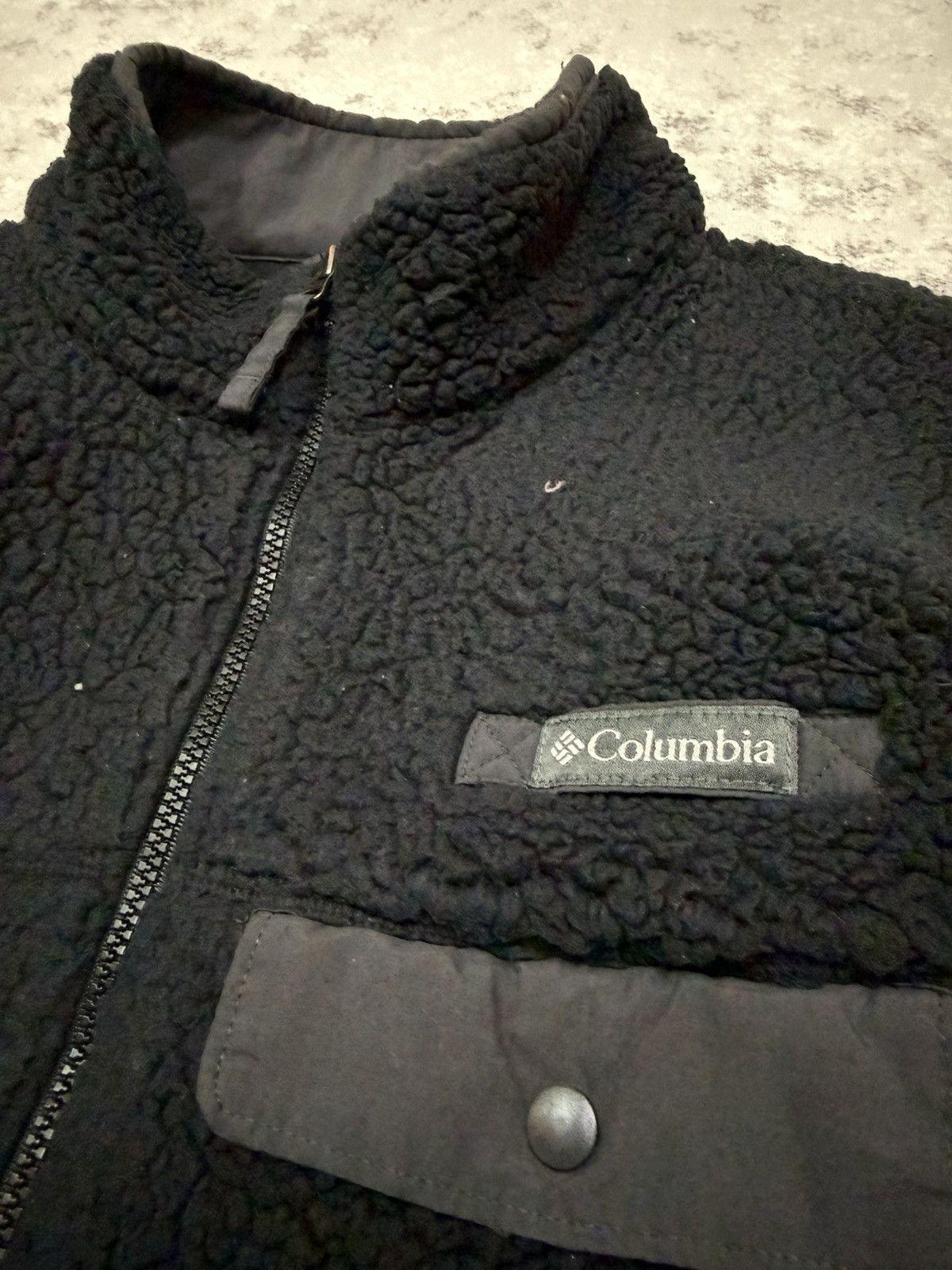 Columbia Columbia Shearling Sherpa Fleece Zip up Sweater Size US M / EU 48-50 / 2 - 5 Thumbnail
