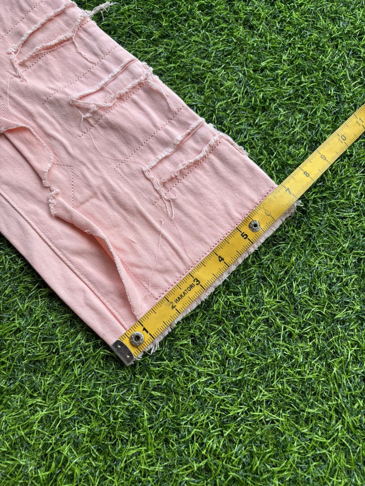 Hysteric Glamour Y2k Distressed Pink Women's Pants Size 30" / US 8 / IT 44 - 13 Thumbnail