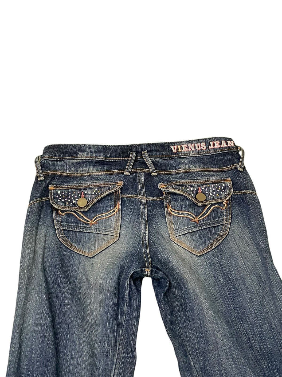 Comme des Garcons Flare Jeans Vienus Jean Edwin Distress Stretch Low Rise 2🟦 Size US 28 / EU 44 - 18 Thumbnail