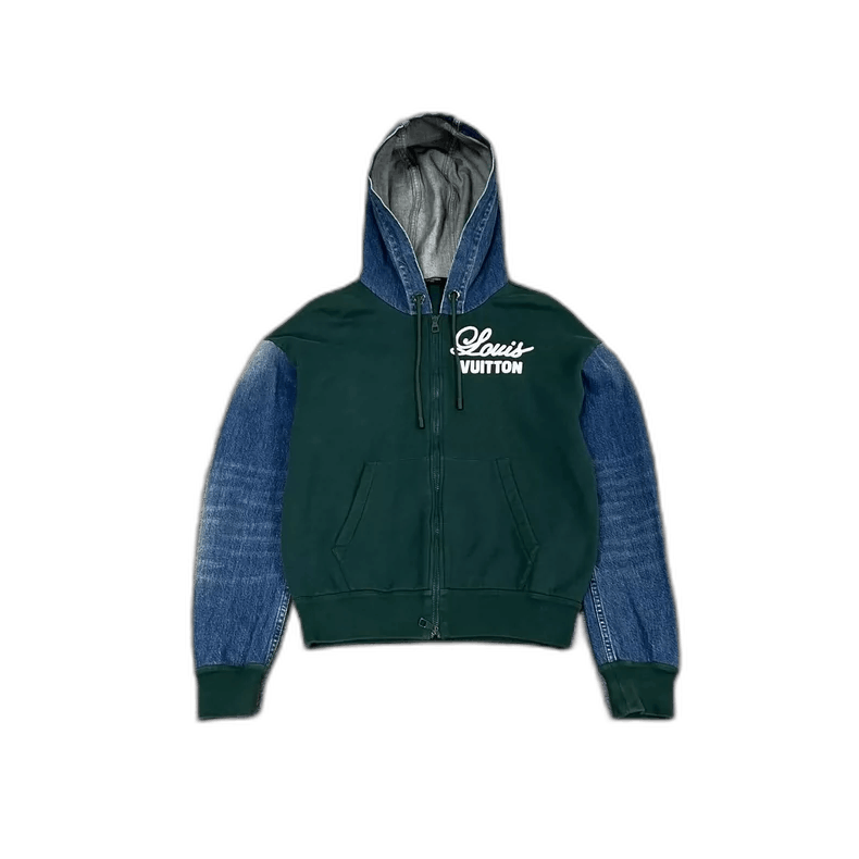 Louis Vuitton Louis Vuitton Denim Panel Hooded Jacket Size XS / US 0-2 / IT 36-38 - 1 Thumbnail