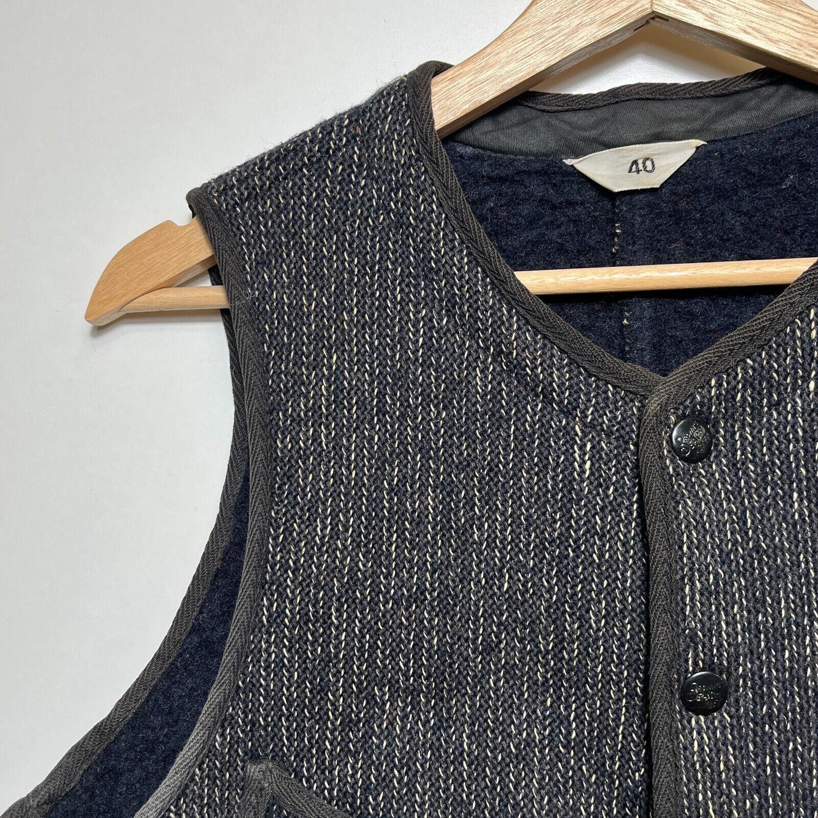 Brown's Beach Jacket × Vintage Vintage 40s Brown's Beach Jacket Wool Vest 40/M Original Size US M / EU 48-50 / 2 - 6 Thumbnail