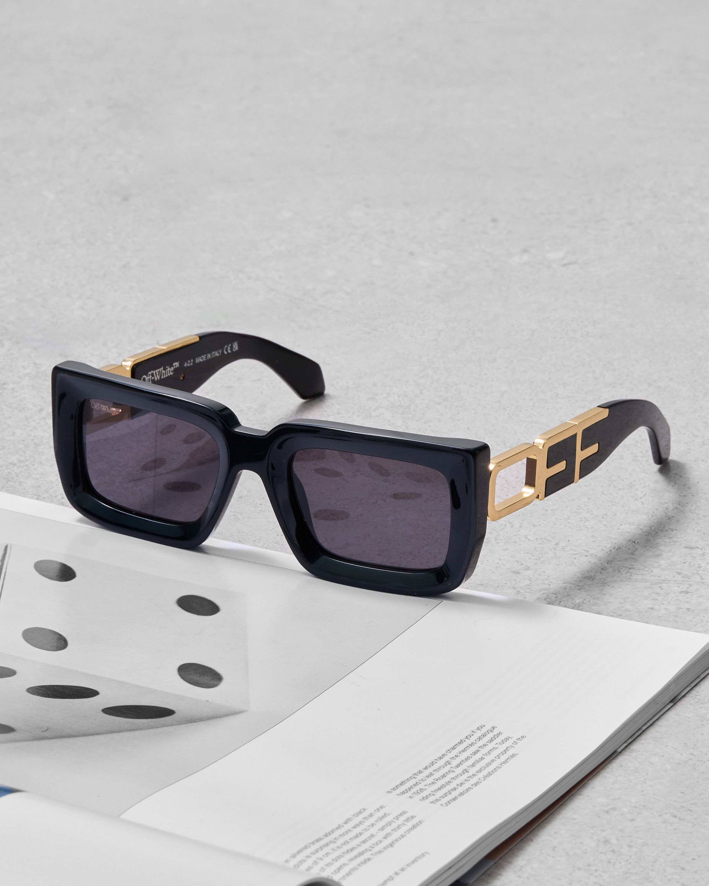 OFF WHITE Boston Rectangular Frame Sunglasses