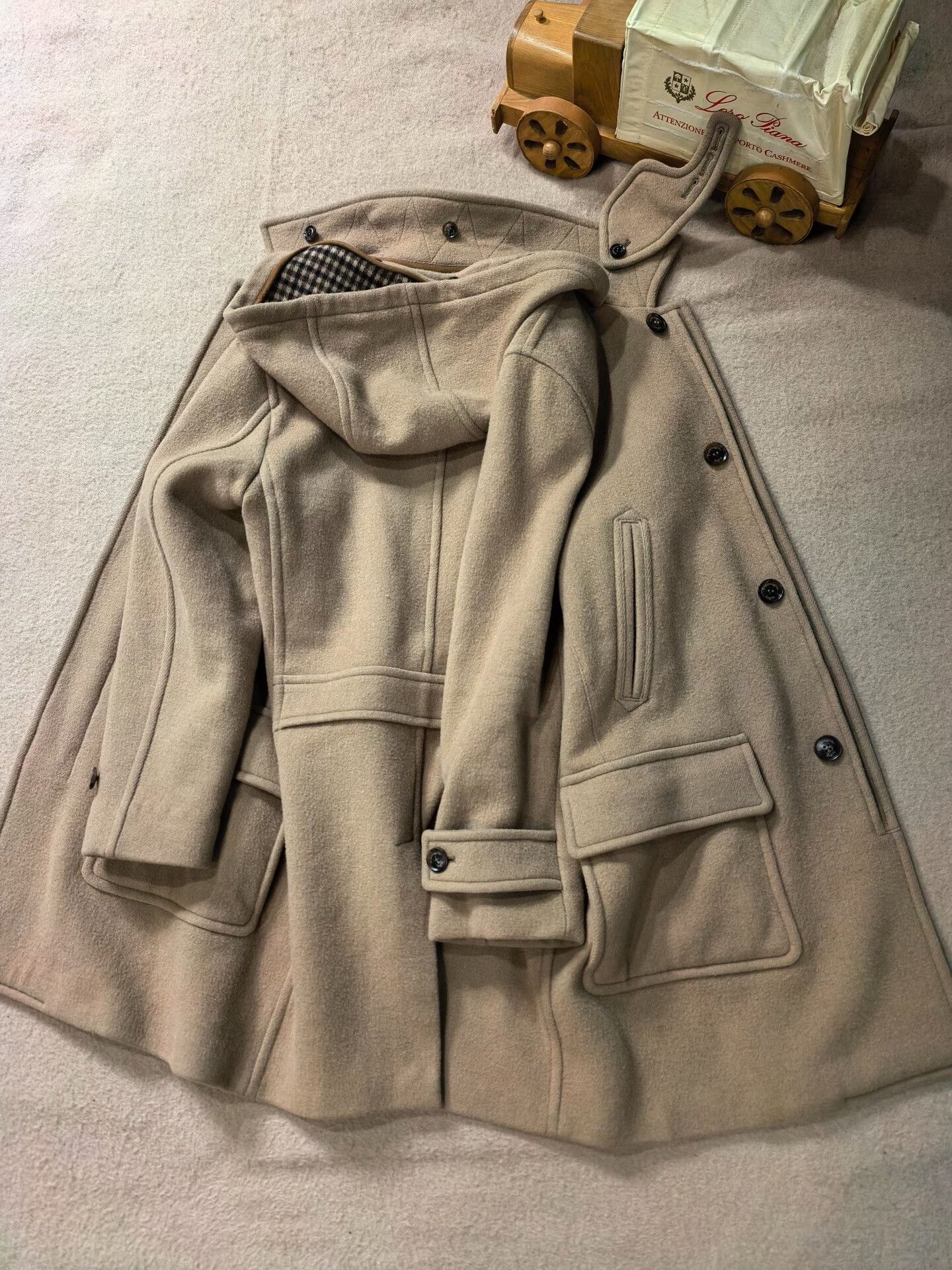 Ermenegildo Zegna Ermenegildo Zegna Men's Fleece Wool Coat Size US M / EU 48-50 / 2 - 4 Thumbnail