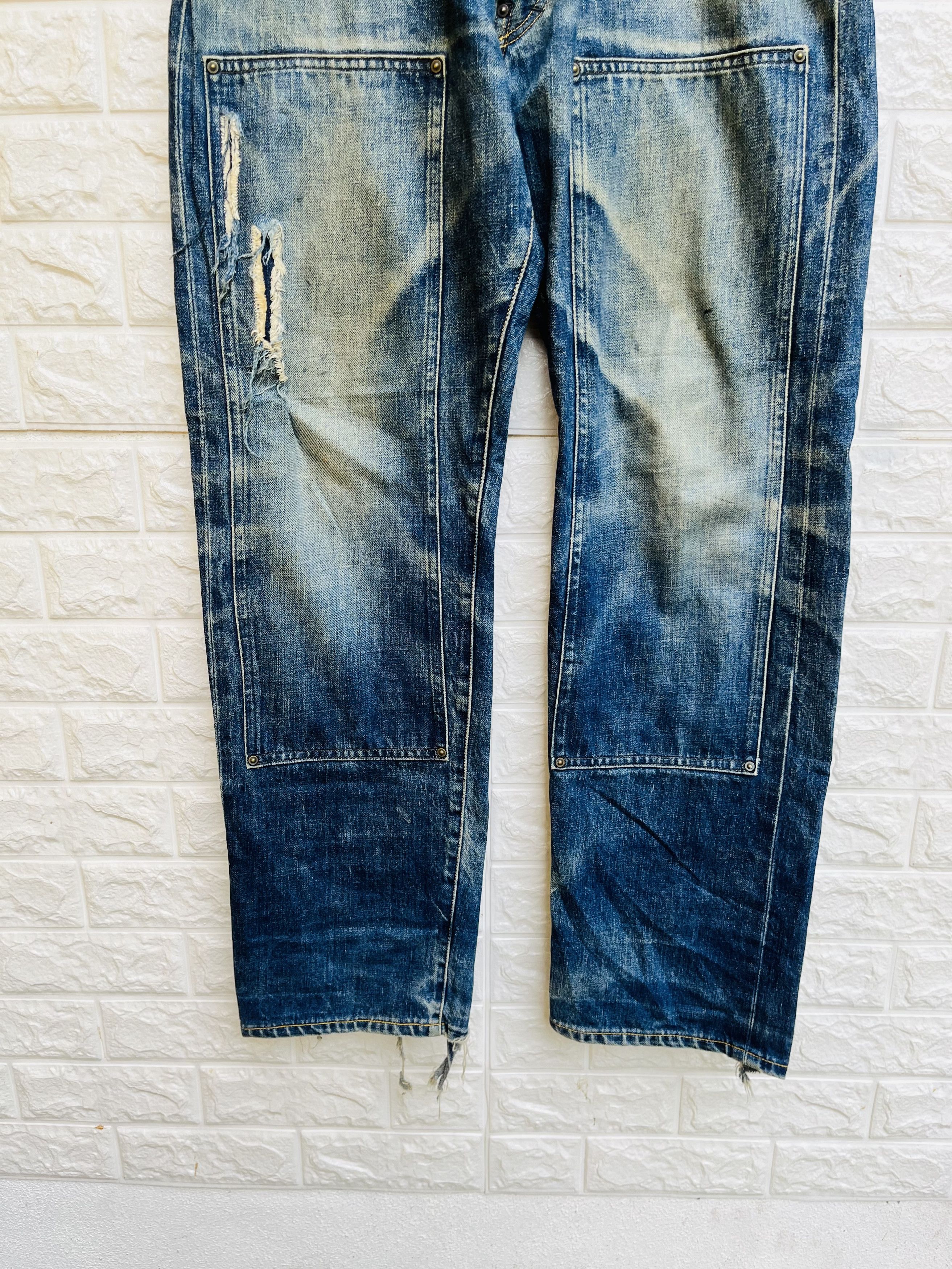 Japanese Brand × Vintage Vintage 90s Evis Evisu Japanese Designer Fashion Style Size US 34 / EU 50 - 4 Thumbnail