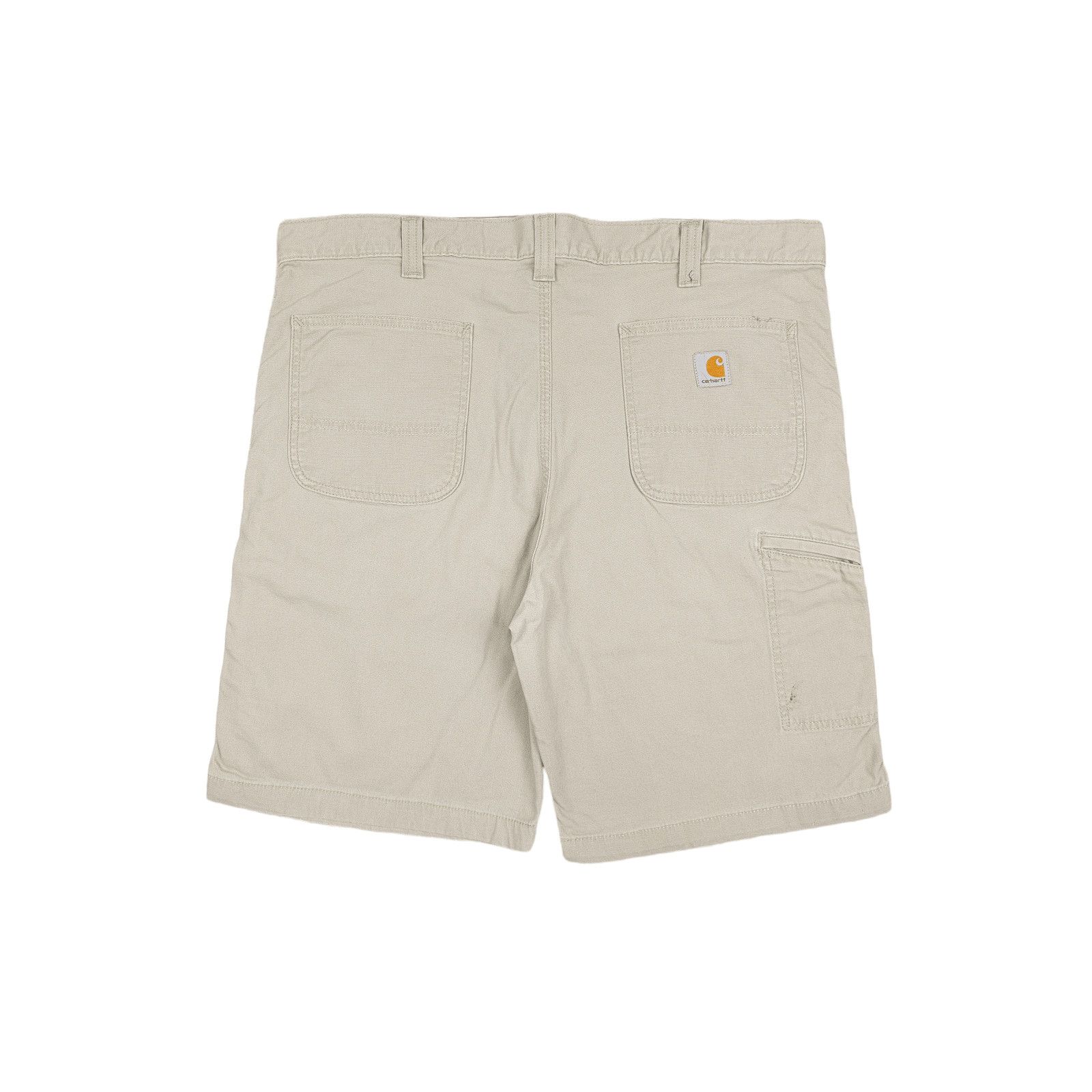 Carhartt × Vintage 💎 Y2K Carhartt Relaxed Fit Canvas Shorts Size 38 Beige XXL Size US 38 / EU 54 - 2 Thumbnail