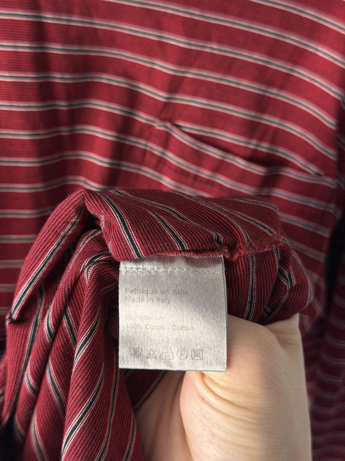 Dior AW09 Striped Bee Pocket Longsleeve Tee S Size US S / EU 44-46 / 1 - 6 Thumbnail