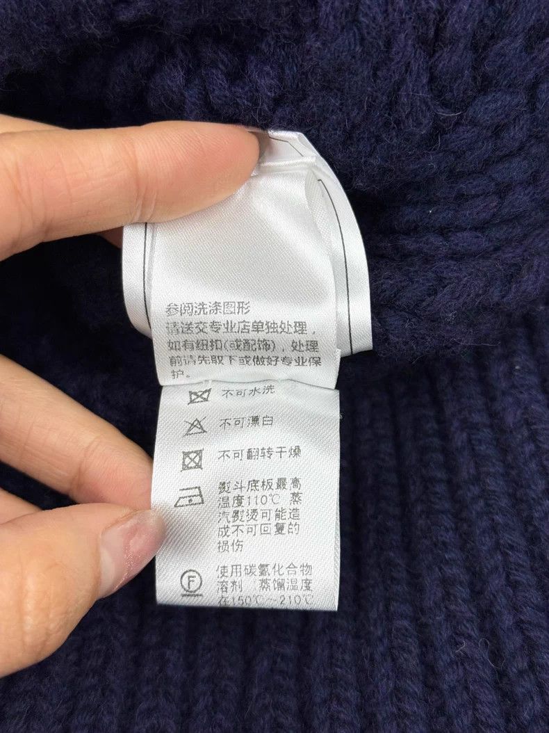 Chanel Chanel Hamburg series blue knitted medium and long sweater Size XXS / US 00 / IT 34 - 7 Thumbnail