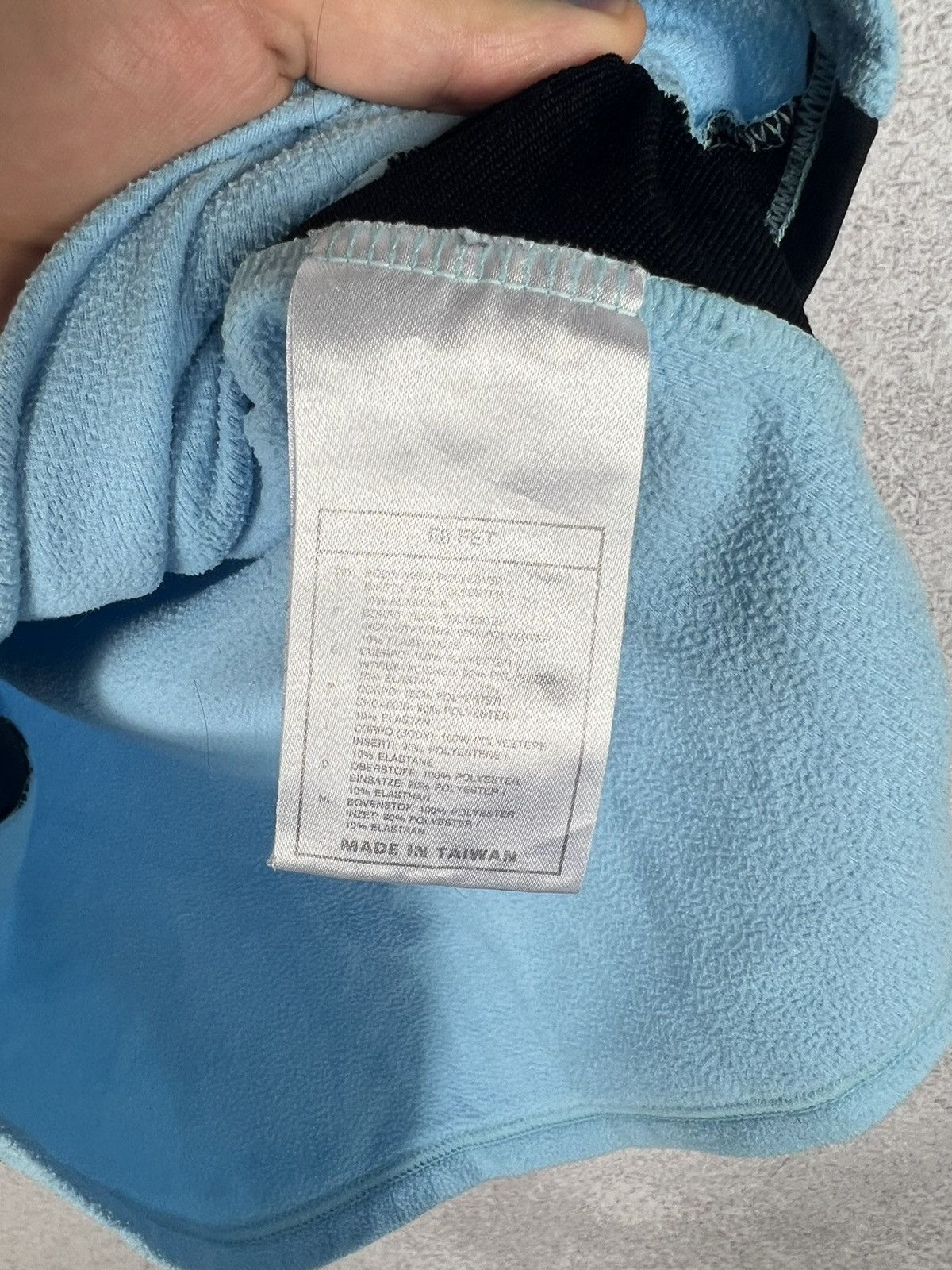 Nike Vintage Nike Small Swoosh Baby Blue Fleece Sweatshirt Size M / US 6-8 / IT 42-44 - 8 Thumbnail