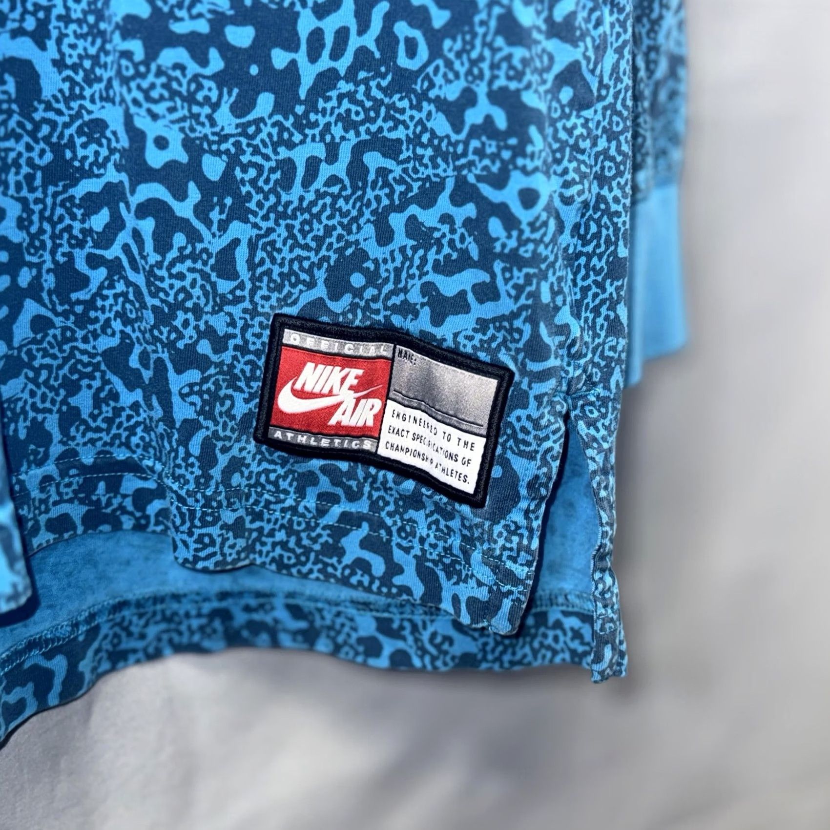 Nike VINTAGE Nike Air Shirt Mens 2XL Blue Black Long Sleeve 1982 Spell Out Graphic Crewneck Size US XXL / EU 58 / 5 - 3 Thumbnail
