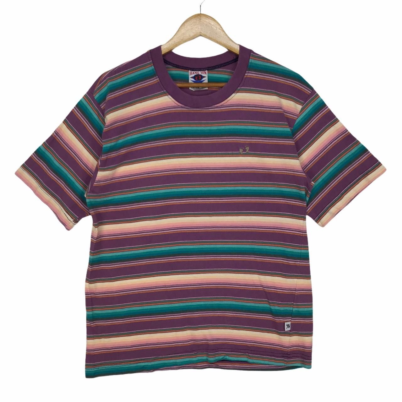 Hang Ten Vintage HANG TEN Originals Striped Tee Size L Size US L / EU 52-54 / 3 - 1 Thumbnail