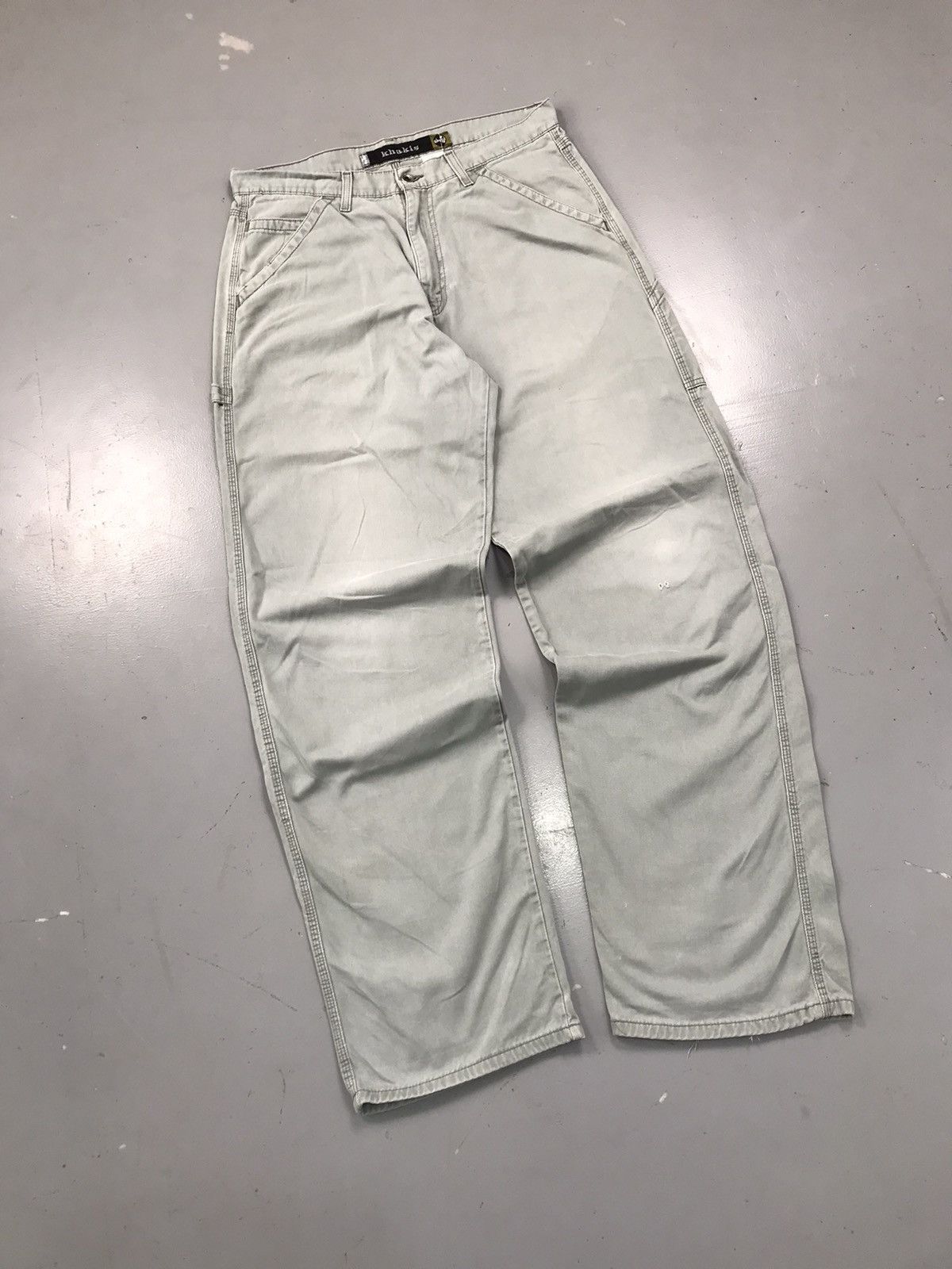 Levi's × Levi's Vintage Clothing 90s vintage Levi’s silver tab khakhi carpenter denim Size US 35 - 2 Thumbnail