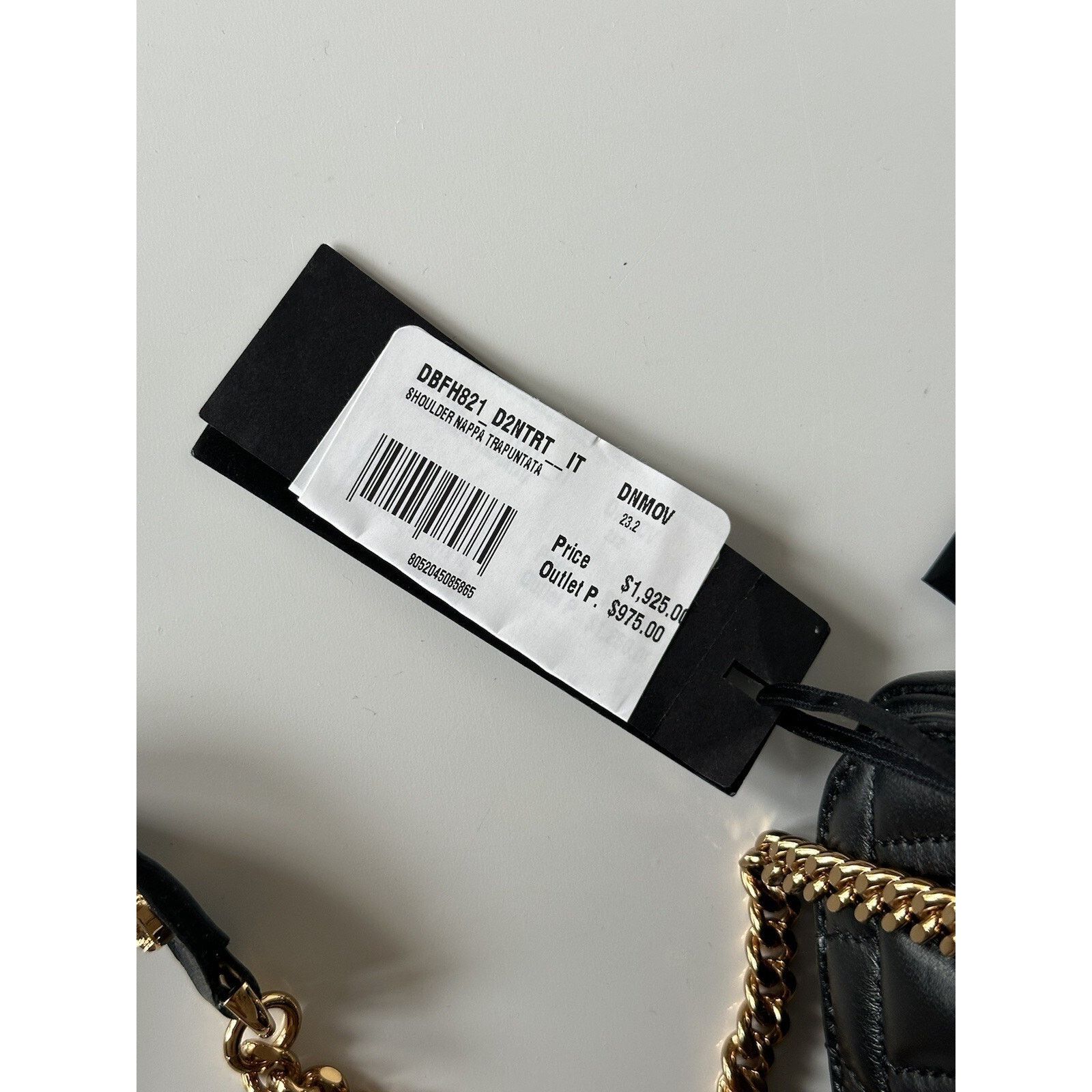 Versace Versace Virtus Quilted Leather Black Crossbody Bag DBFH821 Size ONE SIZE - 18 Thumbnail