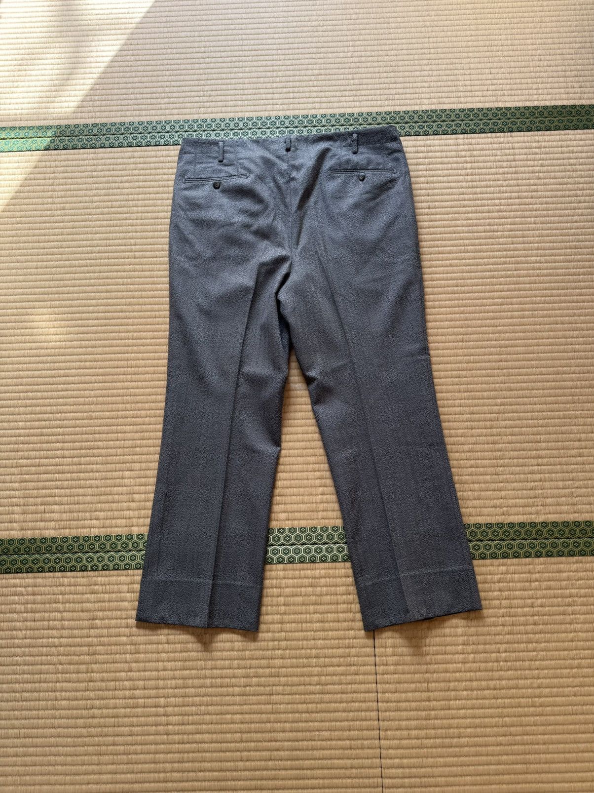 Other Autumn&Winter Vintage Japanese Blue Gray 3 Piece Wool Suit Size 36R - 10 Thumbnail