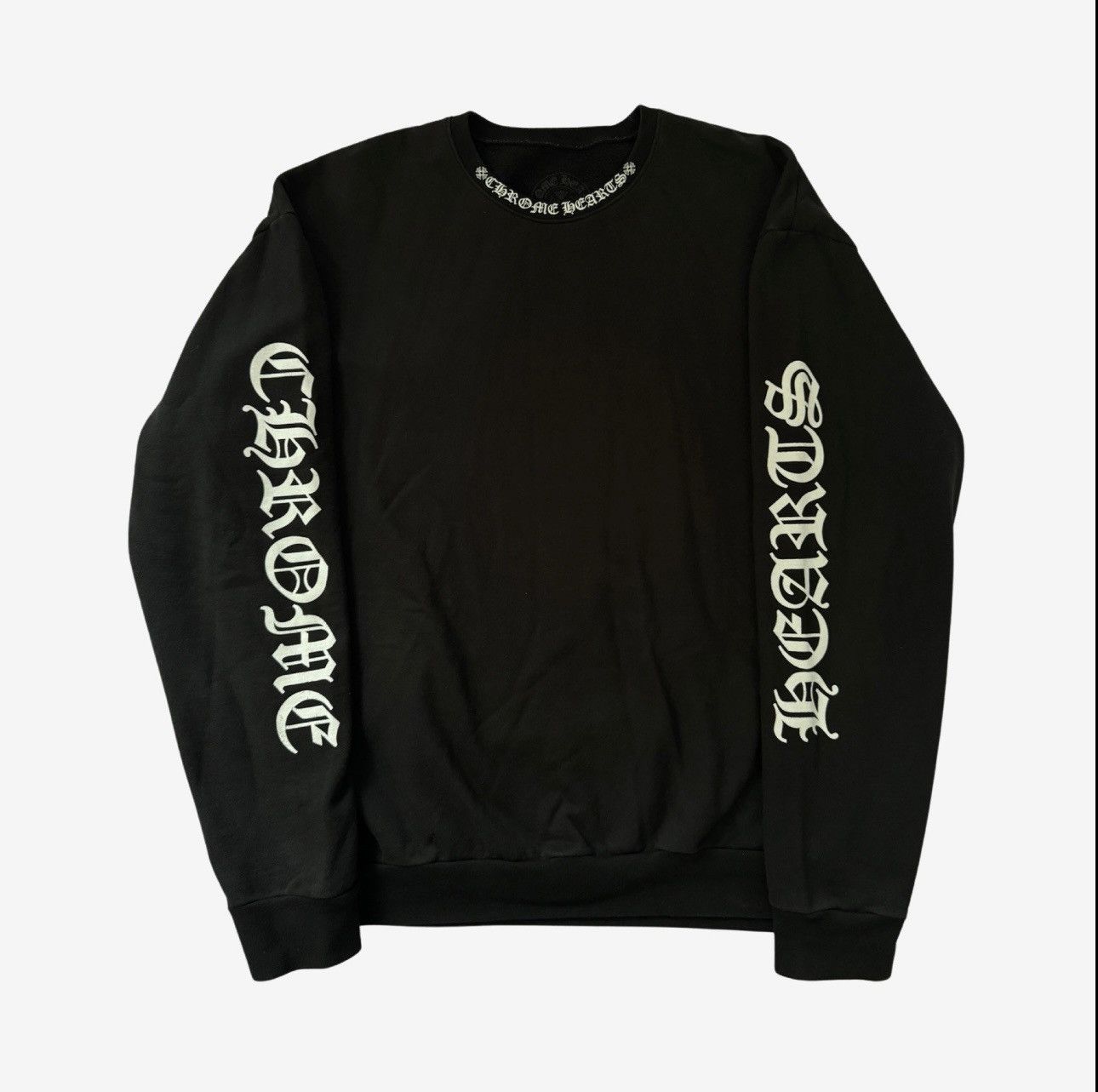 Chrome Hearts Chrome hearts Goth Logo Sweatshirt Sz.L Size US L / EU 52-54 / 3 - 1 Thumbnail