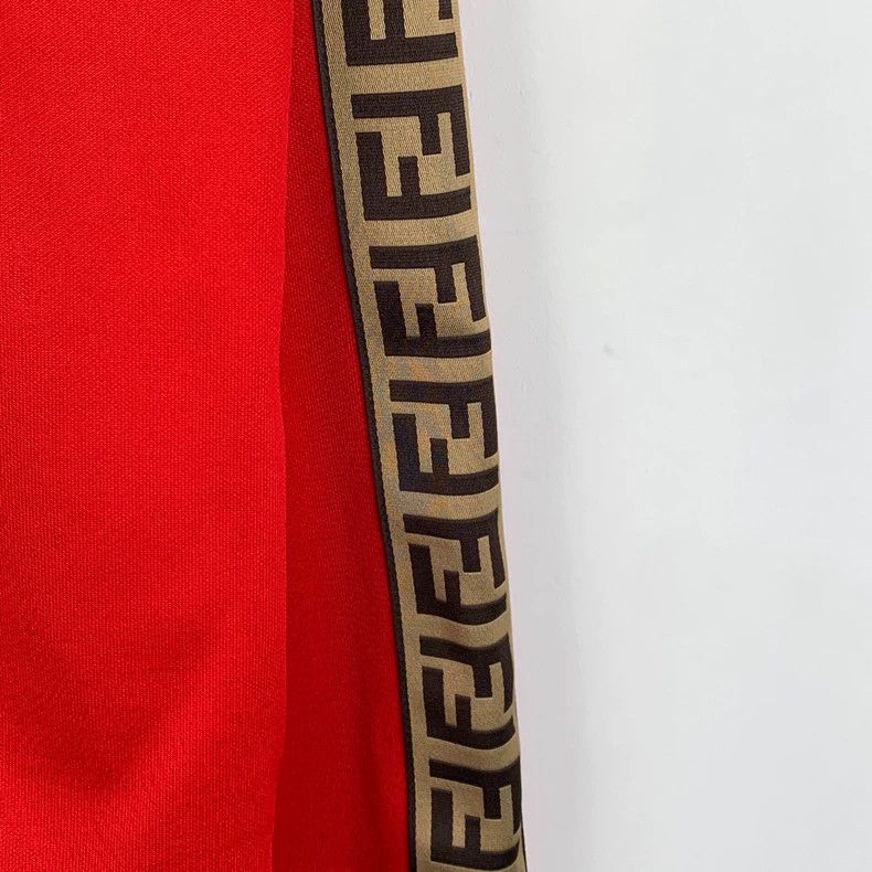 Fendi FENDI Red side logo letter stand collar zipper long-sleeve Size XS / US 0-2 / IT 36-38 - 4 Thumbnail