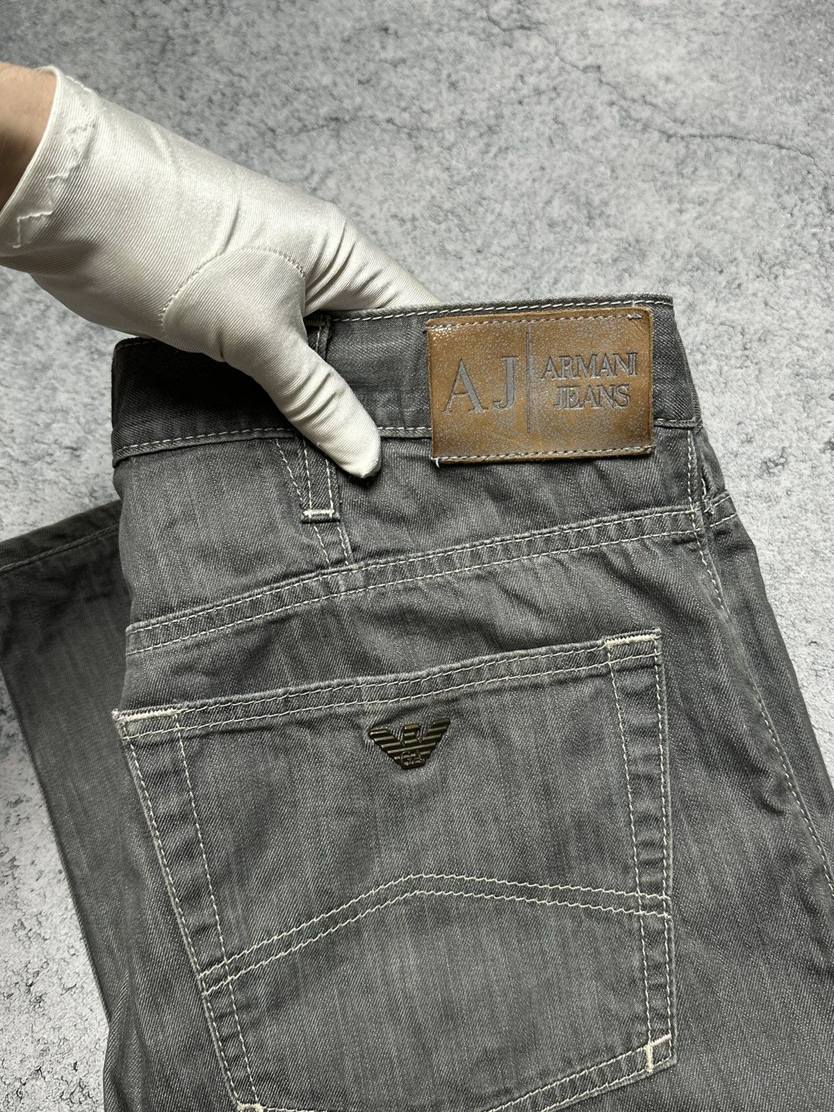 Armani Vintage Armani Jeans Metal Logo Pants Size US 34 / EU 50 - 13 Thumbnail