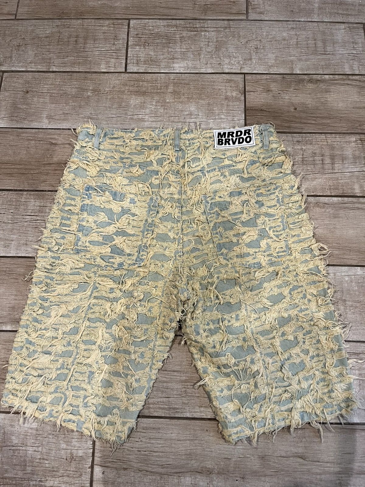 Who Decides War Who Decides War Husk Denim Shorts Size US 36 / EU 52 - 2 Thumbnail