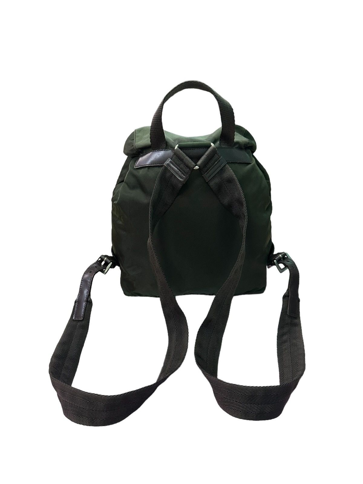 Prada AUTHENTIC VINTAGE PRADA MINI GREEN NYLON BACKPACK Size ONE SIZE - 7 Thumbnail