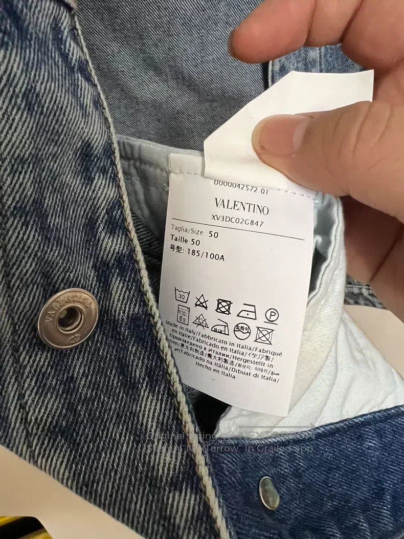 Valentino Valentino Printed denim jacket Size US XL / EU 56 / 4 - 5 Thumbnail