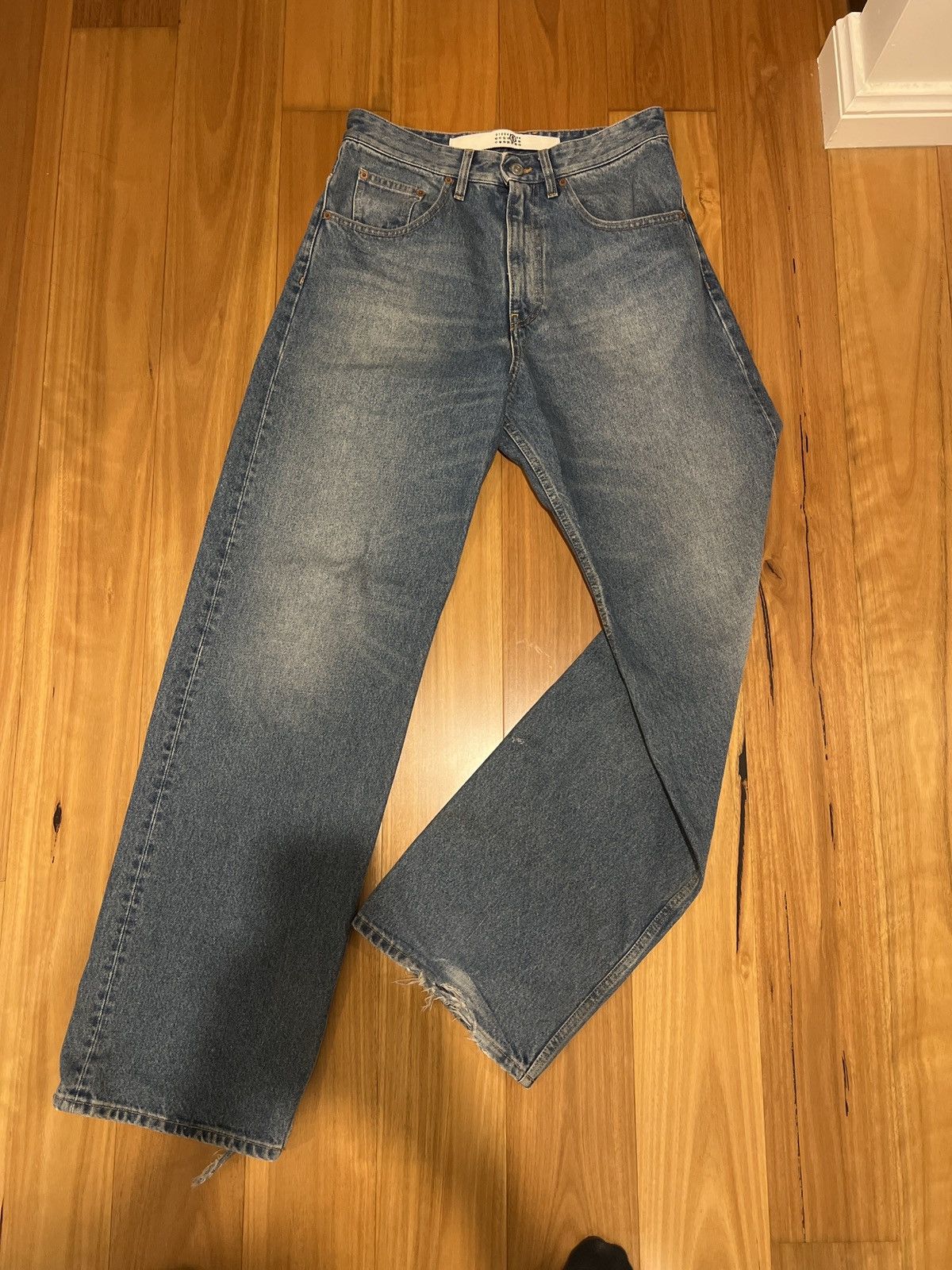 Maison Margiela MM6 Maison Margiela Blue 5 Pockets Jeans Size US 30 / EU 46 - 1 Thumbnail