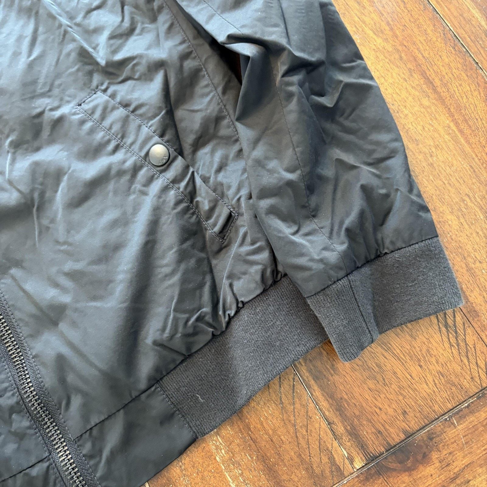 John Varvatos John Varvatos U.S.A. Jacket Mens Small Black Bomber Full Zip Size US S / EU 44-46 / 1 - 4 Thumbnail
