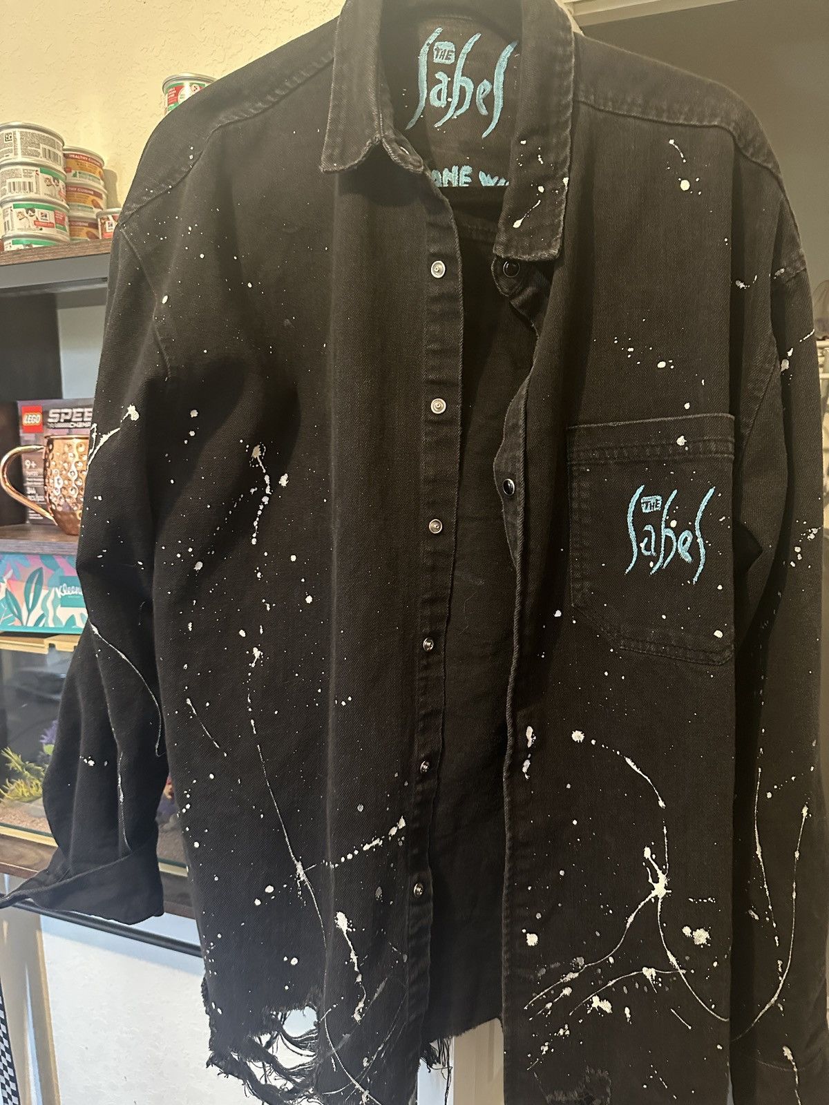 Other The lable “One Last Dance” D.wade handpainted denim jacket Size US XL / EU 56 / 4 - 1 Thumbnail