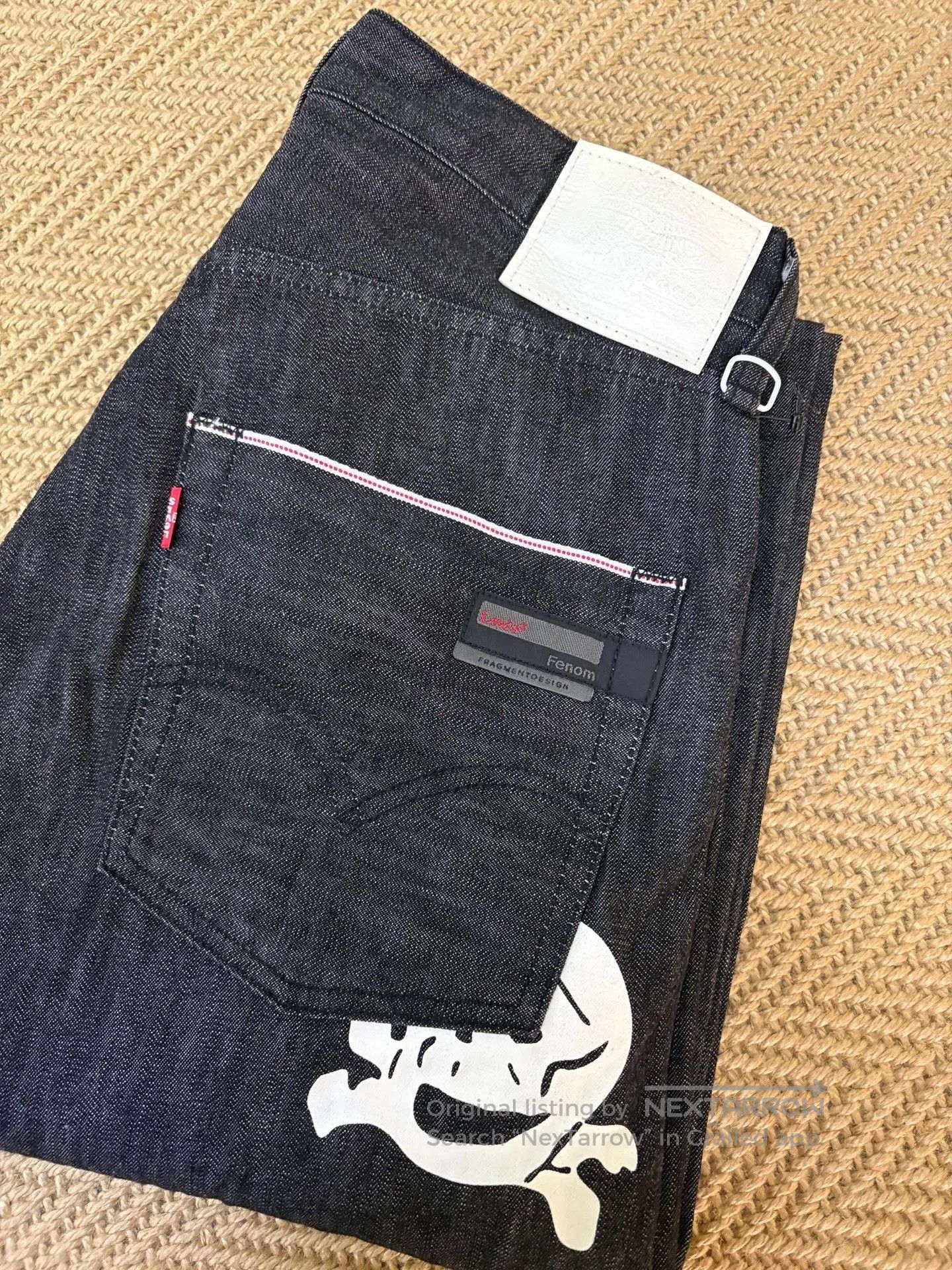 Hiroshi Fujiwara Levi's Fenom X AFFA Raw Denim Jeans. Size US 32 / EU 48 - 6 Thumbnail