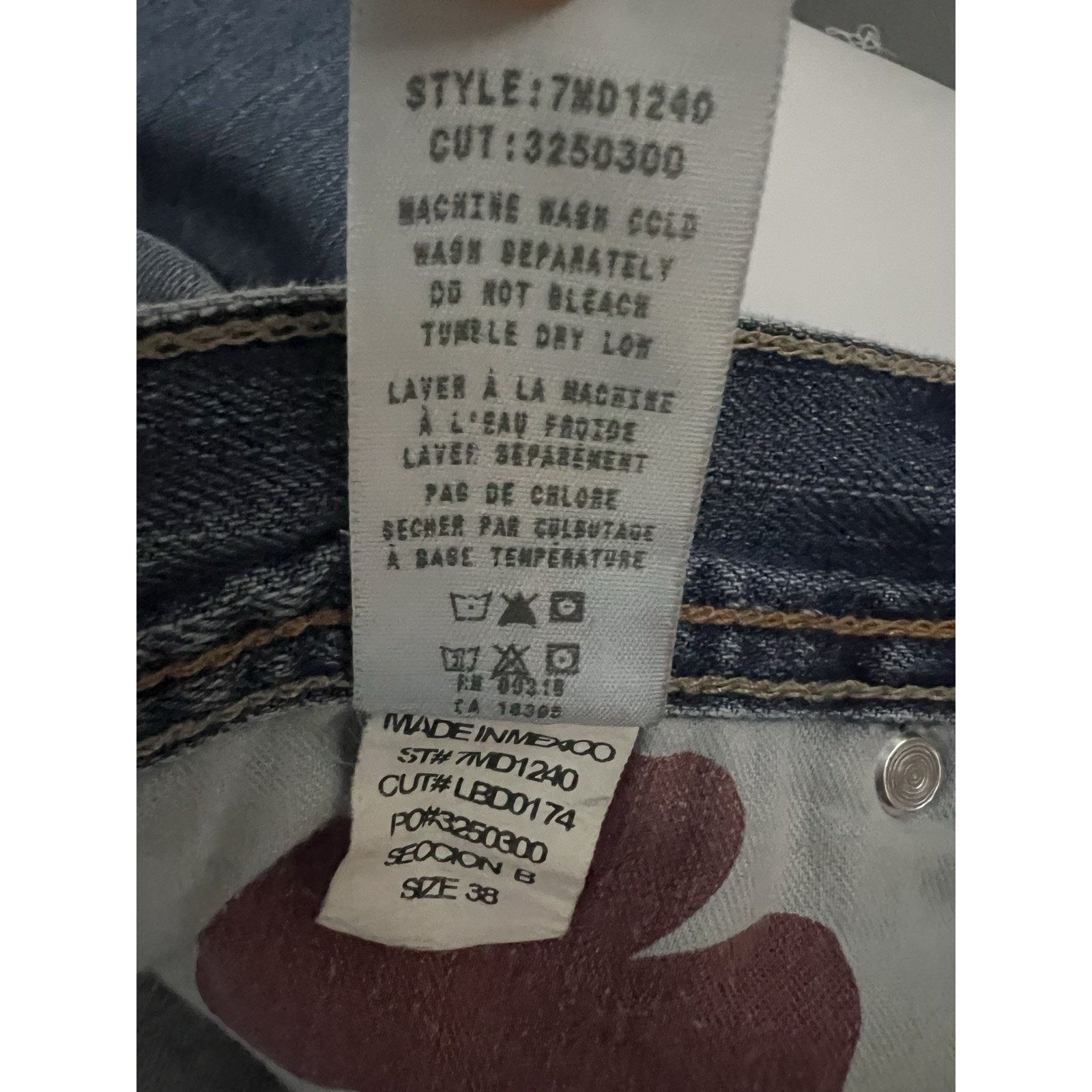 Lucky Brand Lucky Brand Denim Jeans Relax Bootleg Mens 38x31 Distressed Size US 38 / EU 54 - 8 Thumbnail